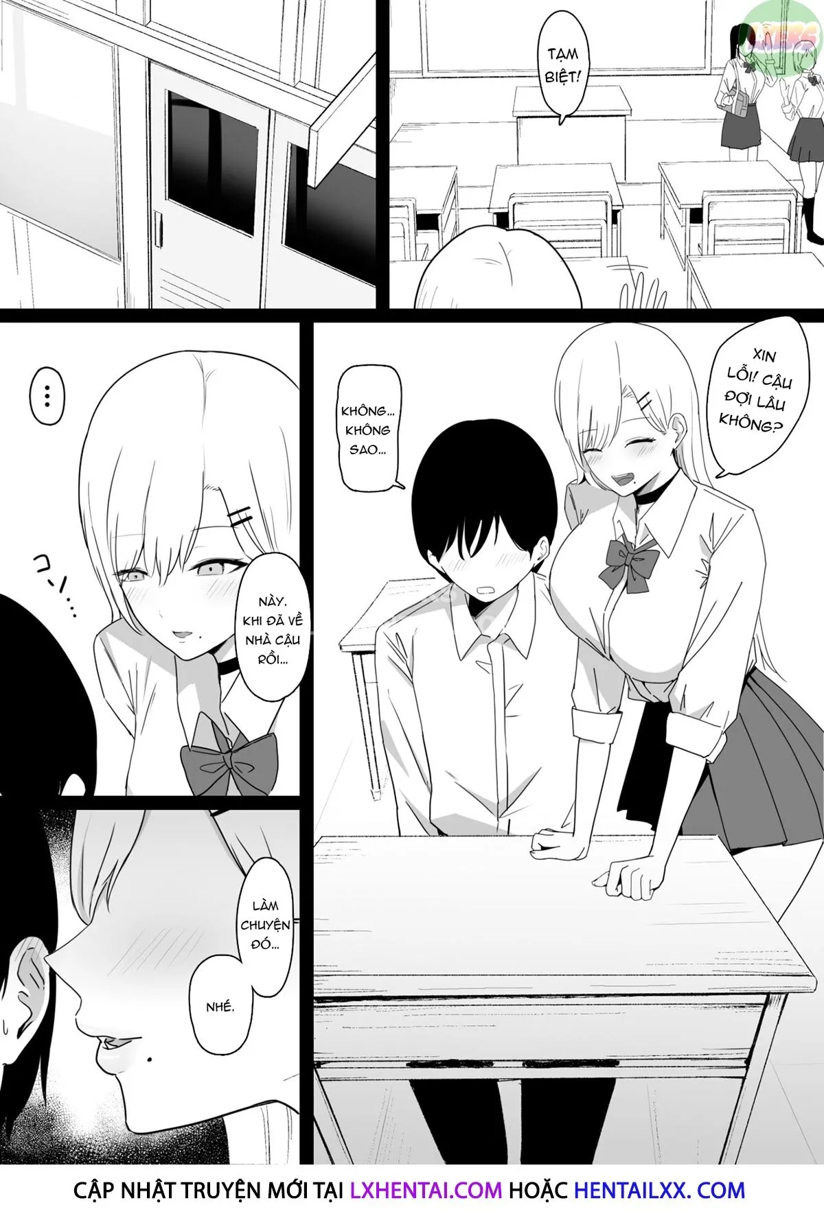 HentaiVN.net - Ảnh 8 - Dosukebe JK Gal No Honki Sakusei [Squeezed Dry By A Naughty High School Gyaru] - Oneshot