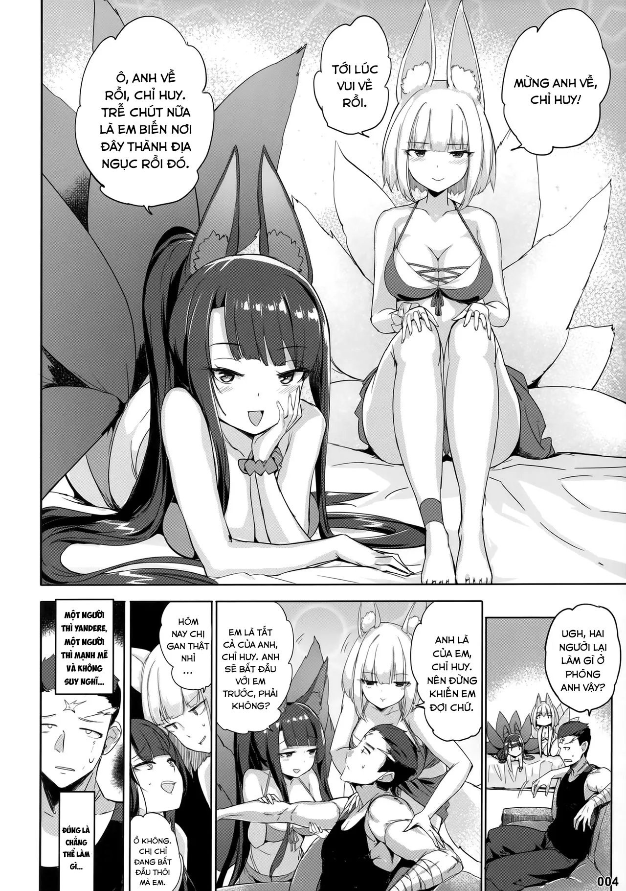 HentaiVN.net - Ảnh 6 - Akagi Kaga Don [Akagi Kaga Threesome] - Oneshot