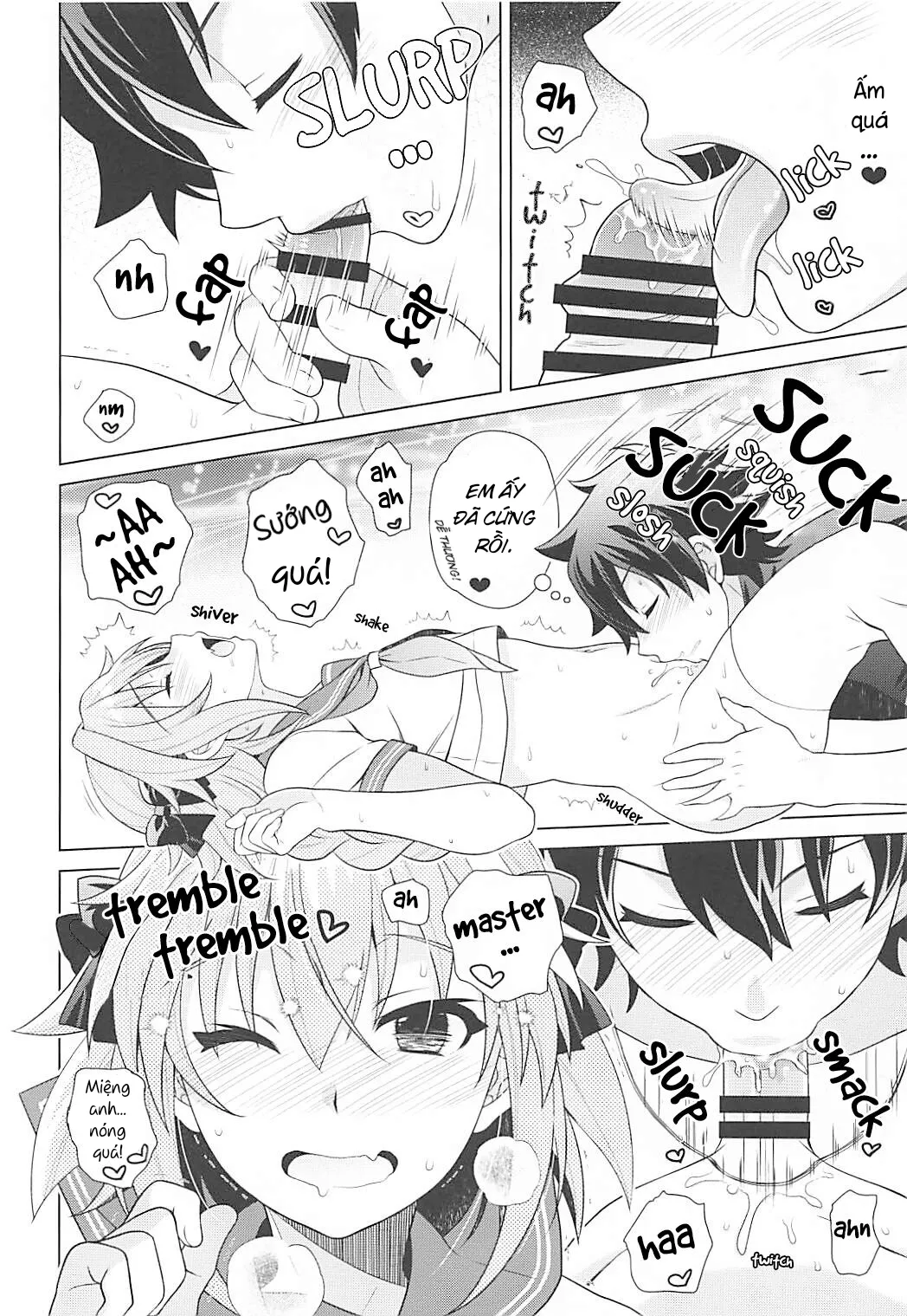 HentaiVN.net - Ảnh 10 - Sau hôm nay, tôi là người yêu của Master. [Motto Kyou kara Boku wa Master no Koibito] - Oneshot