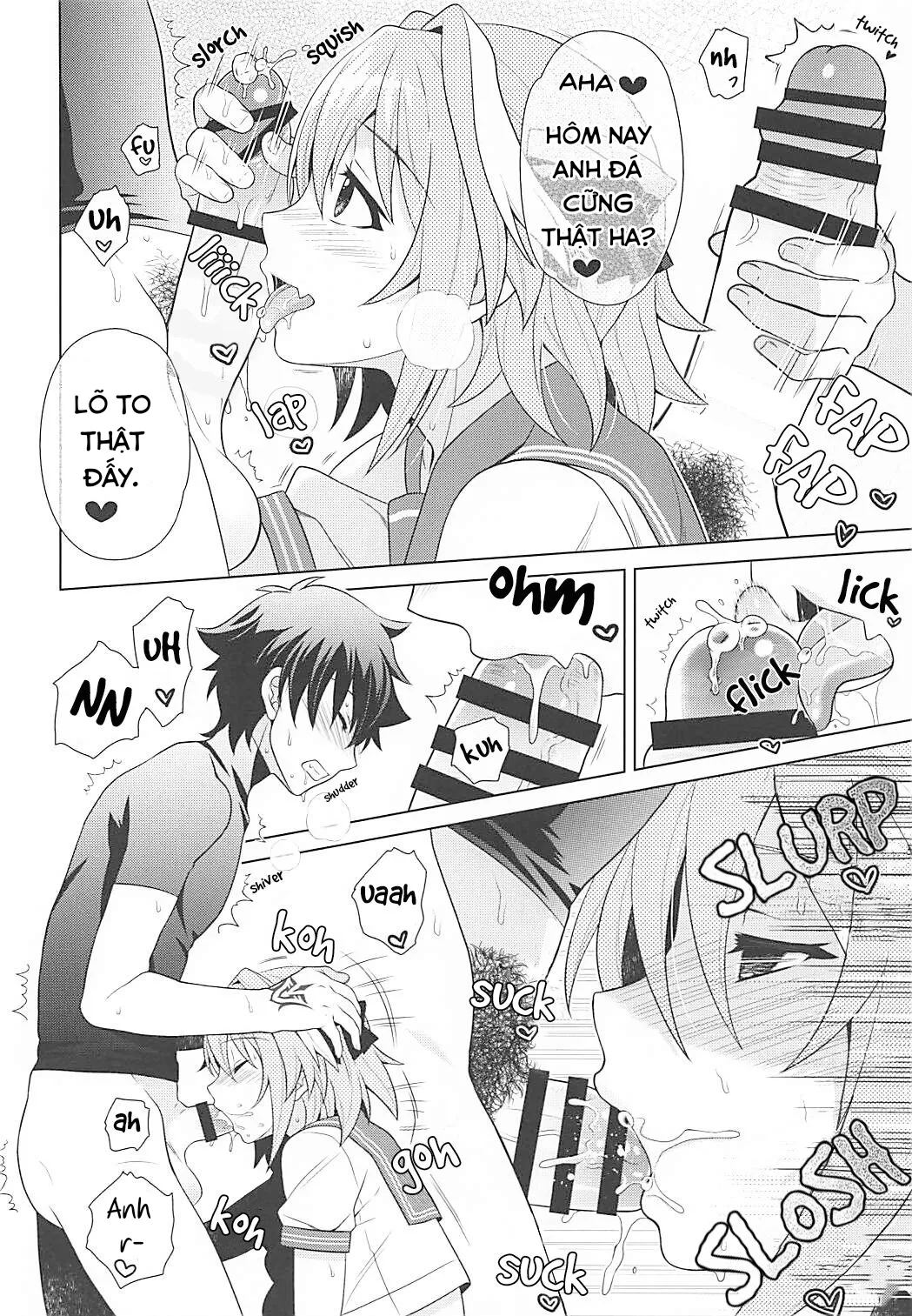 HentaiVN.net - Ảnh 12 - Sau hôm nay, tôi là người yêu của Master. [Motto Kyou kara Boku wa Master no Koibito] - Oneshot