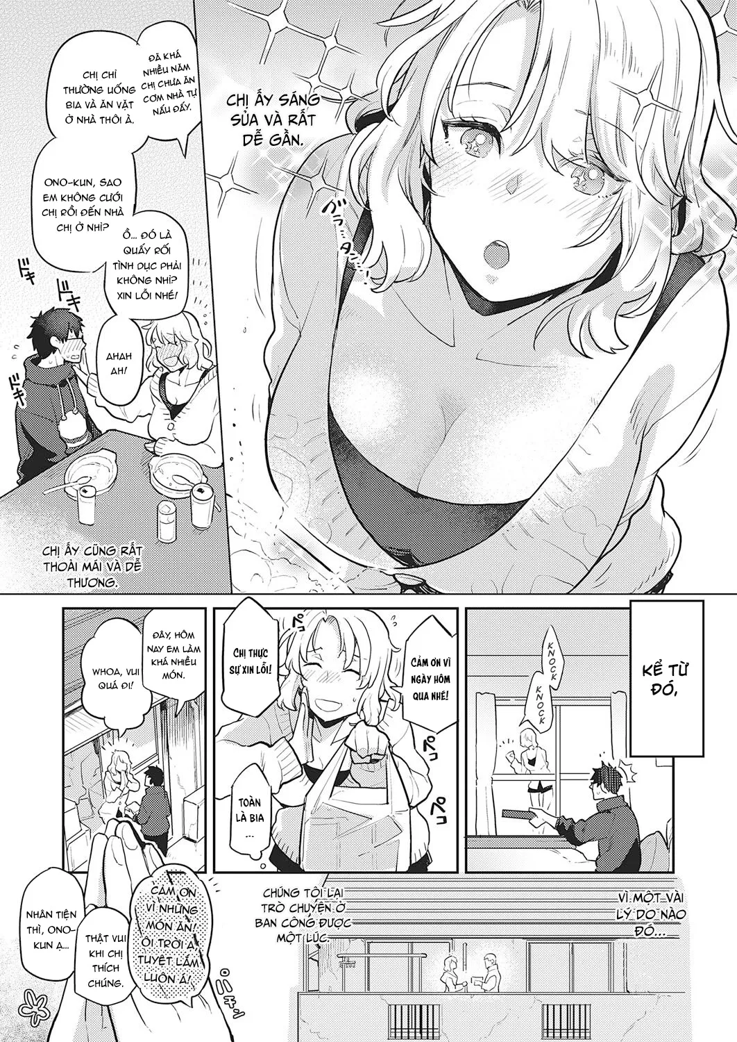 HentaiVN.net - Ảnh 6 - Cô nàng OL-san phòng bên!!! [Tonari no Heya no OL-san ; OL-san Next Door] - Oneshot