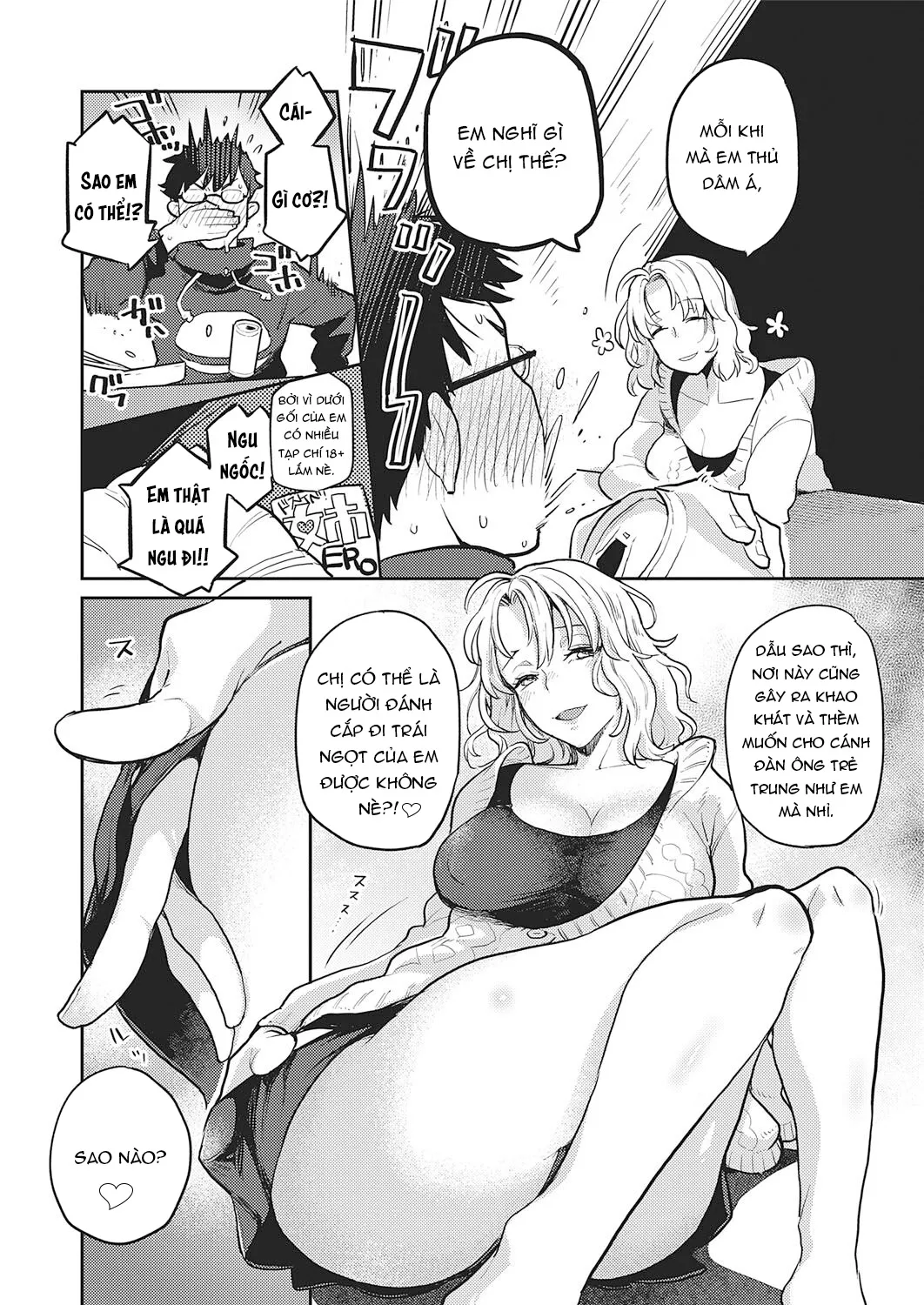 HentaiVN.net - Ảnh 7 - Cô nàng OL-san phòng bên!!! [Tonari no Heya no OL-san ; OL-san Next Door] - Oneshot