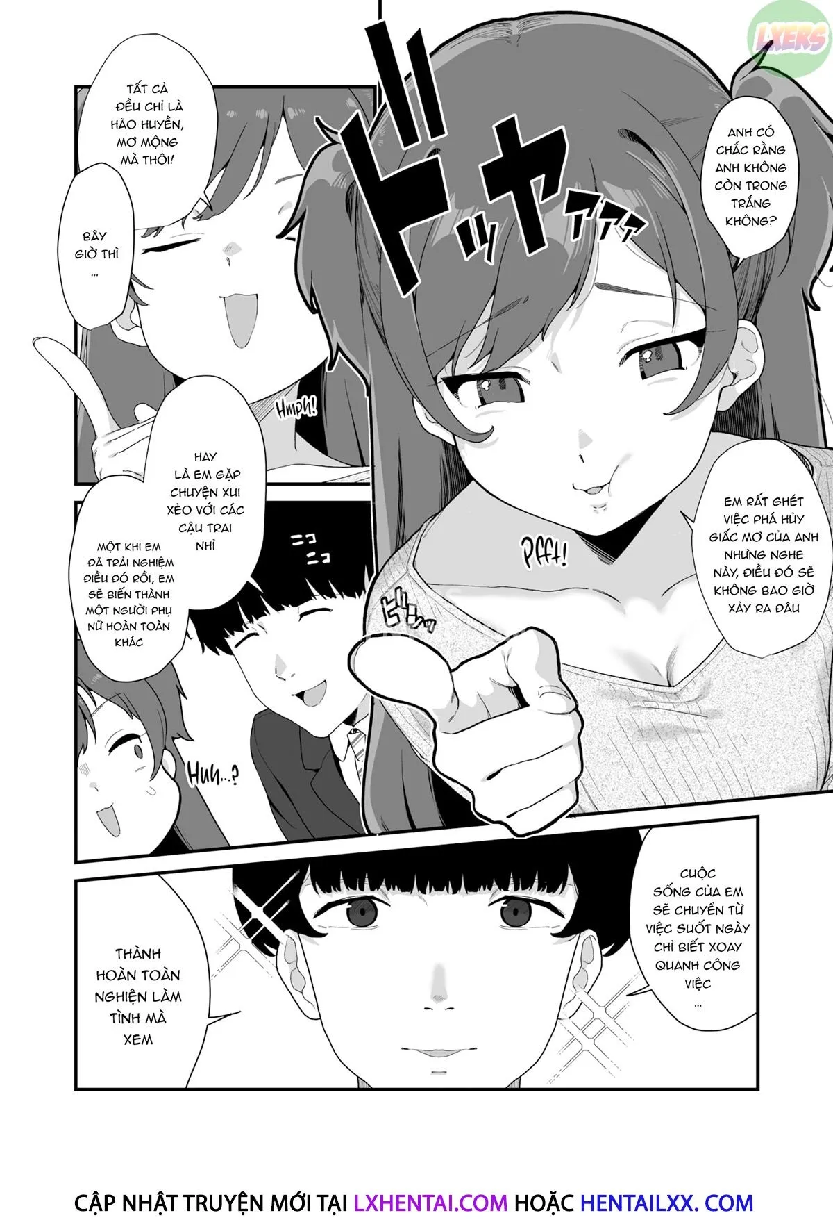 HentaiVN.net - Ảnh 12 - Bà sếp ngỗ ngược của tôi là một đứa chết nhát - Oneshot