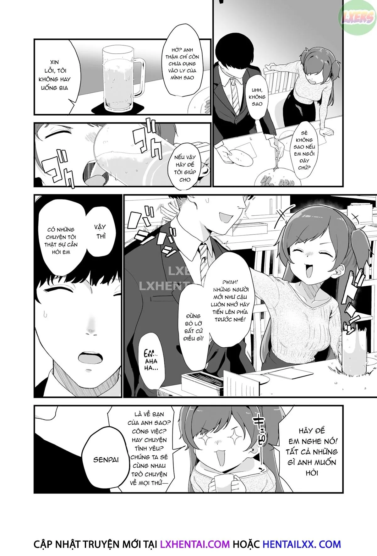 HentaiVN.net - Ảnh 8 - Bà sếp ngỗ ngược của tôi là một đứa chết nhát - Oneshot