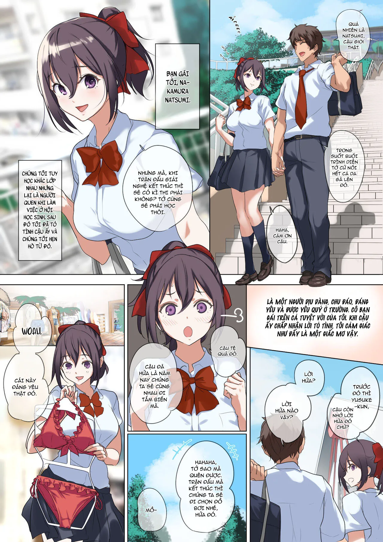 HentaiVN.net - Ảnh 9 - Cô bạn gái đáng tự hào của tôi [Ore no Jiman no Kanojo desu; My Precious Girlfriend] - Chap 1.1