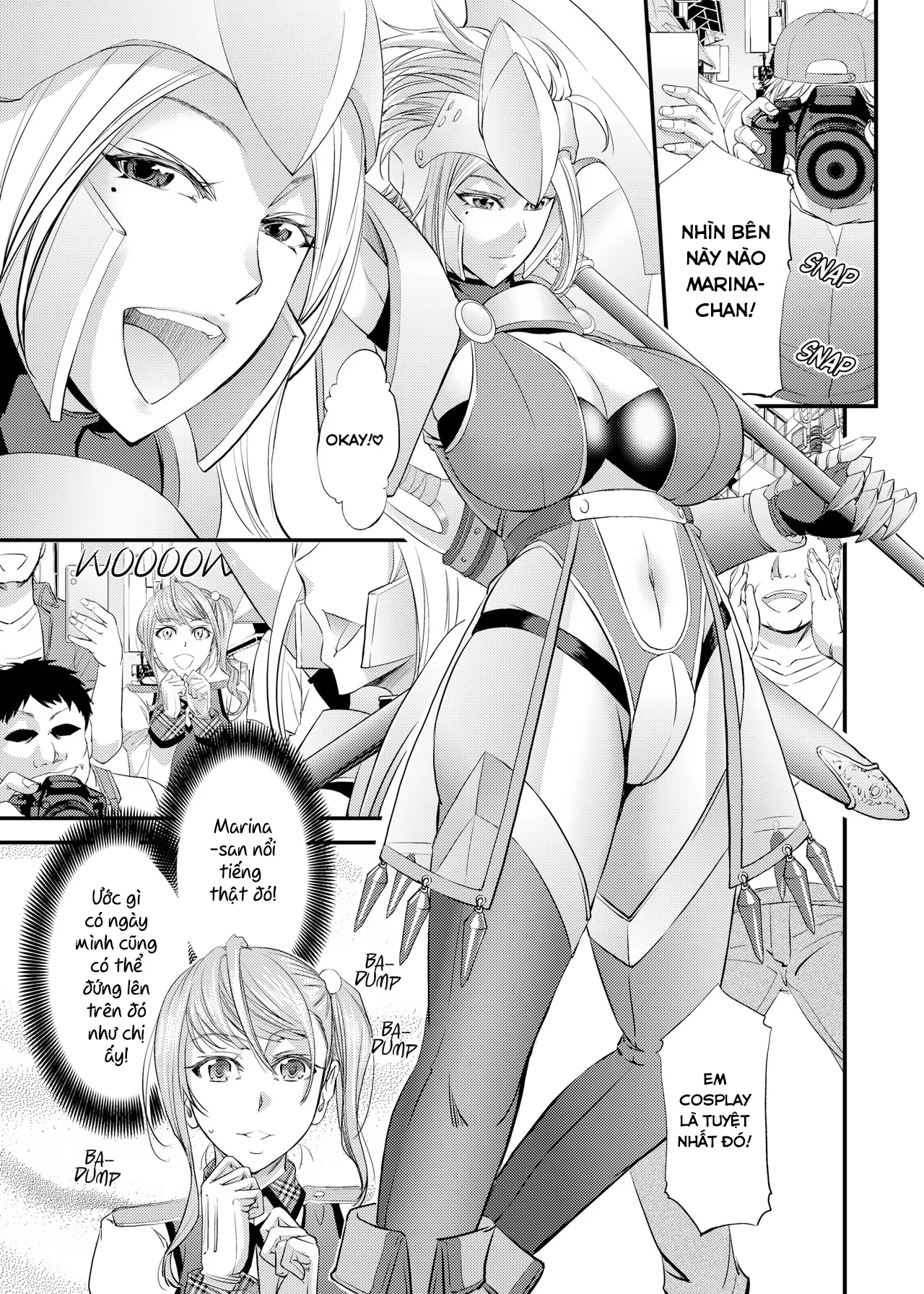 HentaiVN.net - Ảnh 3 - Gangbang cùng với Idolized Shemale Cosplayer [Akogare Shemale Layer to HameCos Rinkan] - Oneshot