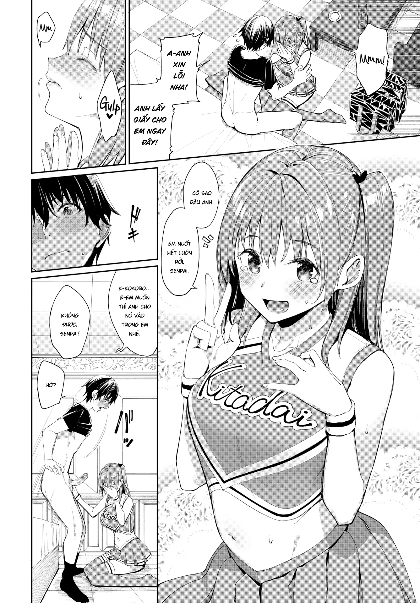 HentaiVN.net - Ảnh 12 - Đừng bỏ cuộc,Kokoro-chan! - Oneshot