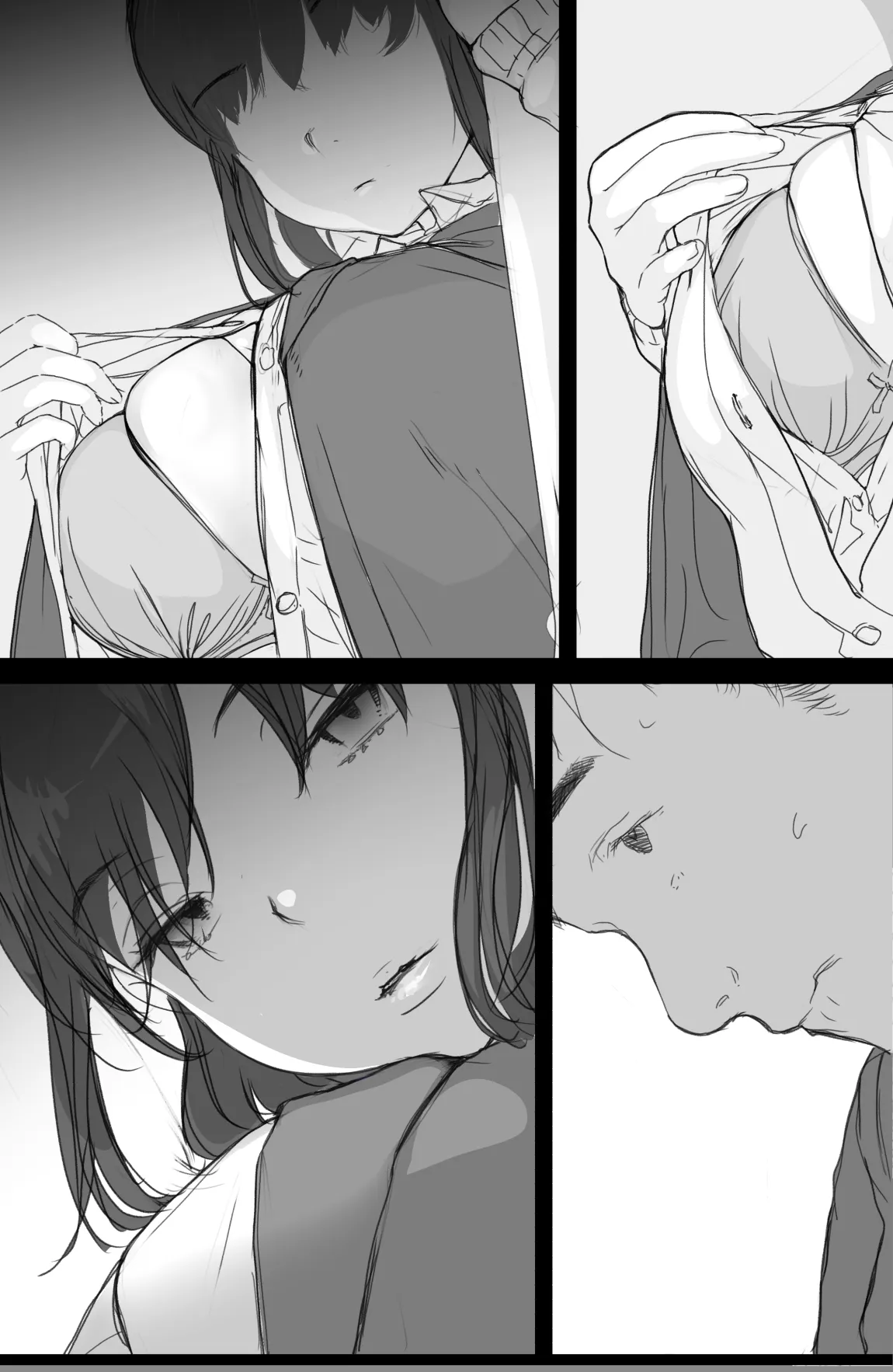 HentaiVN.net - Ảnh 11 - Anh Chàng May Mắn Và Cô Gái Khoe Hàng Trên Chuyến Tàu Điện Ngầm [Tsuukin Densha de Oppai o Mise ni Kuru Musume ga Ite Komattemasu] - Oneshot