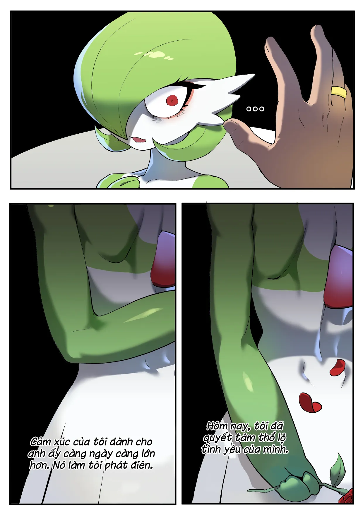 HentaiVN.net - Ảnh 3 - Nàng Gardevoir Yêu Nhà Huấn Luyện Quá Mức [The Gardeviour that loved her trainer too much] - Oneshot