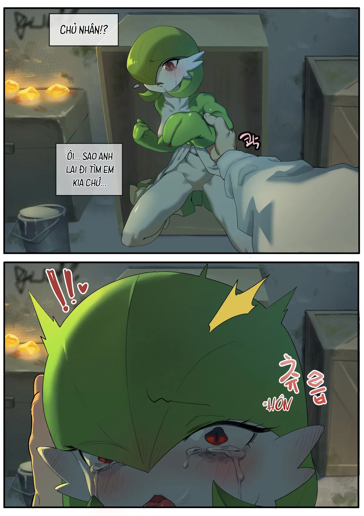 HentaiVN.net - Ảnh 8 - Nàng Gardevoir Yêu Nhà Huấn Luyện Quá Mức [The Gardeviour that loved her trainer too much] - Oneshot
