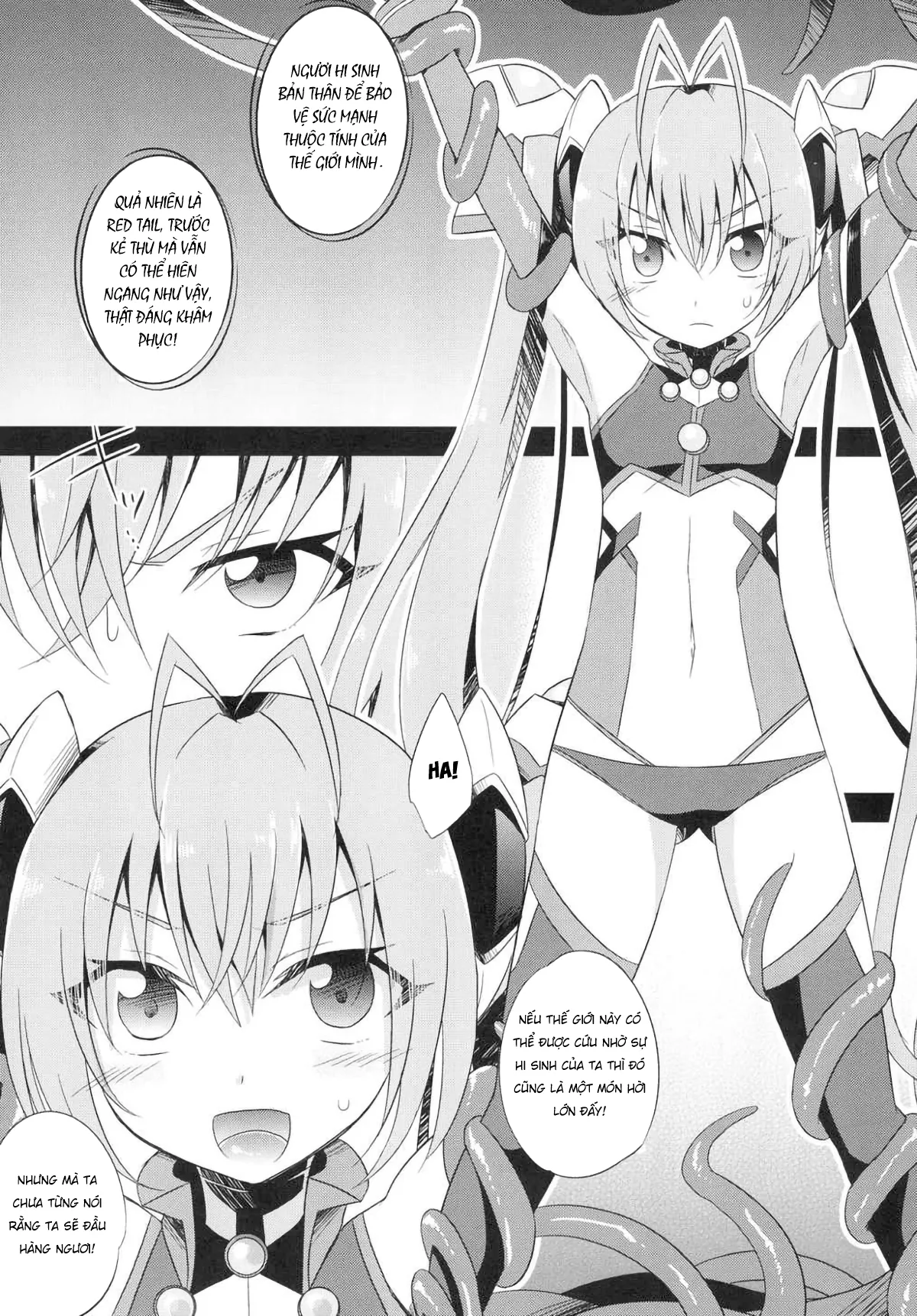 HentaiVN.net - Ảnh 4 - Hai bím đỏ tươi! 2 [俺、xxxになります。2; Ore, xxx ni Narimasu. 2] - Oneshot