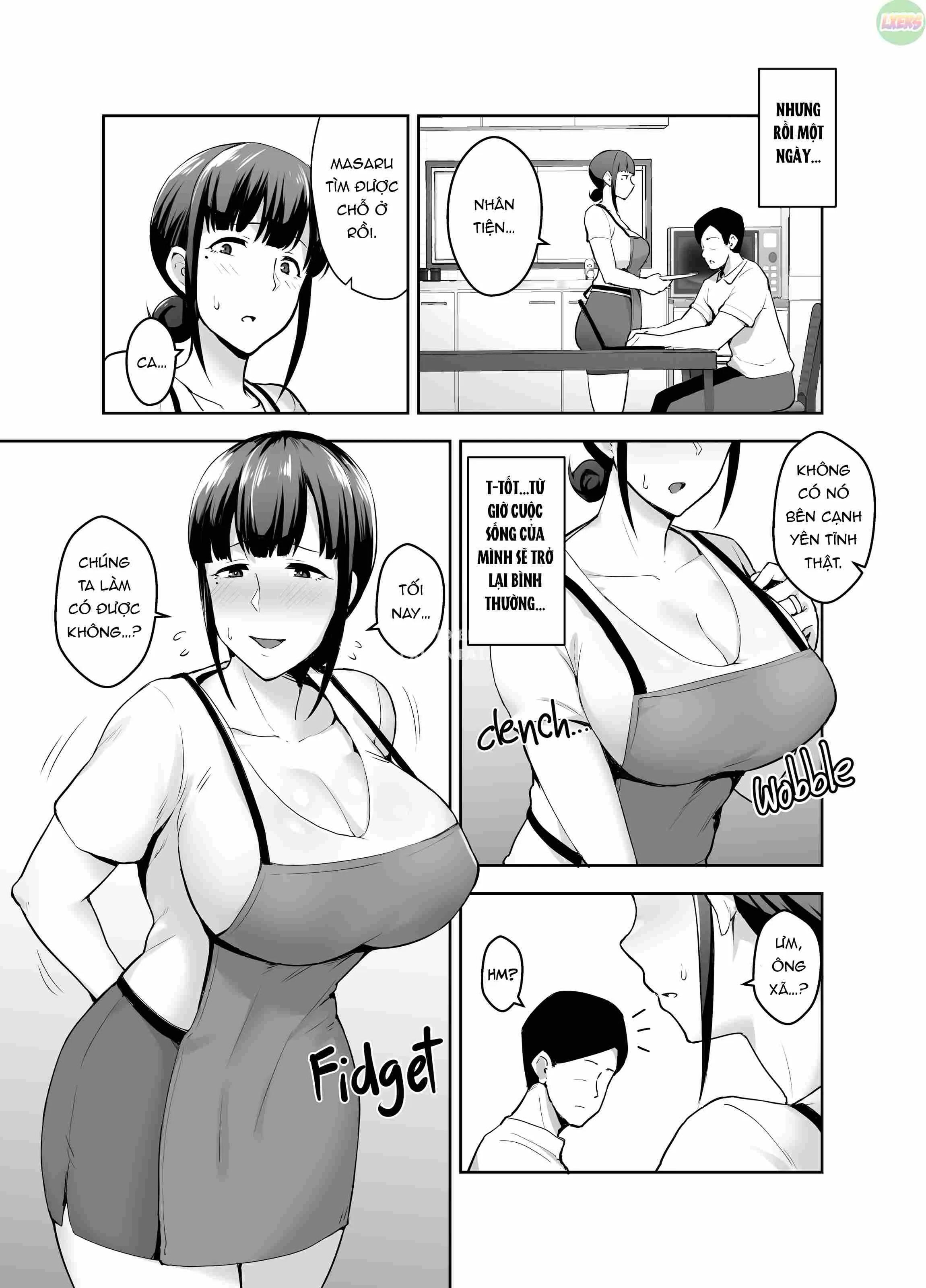 HentaiVN.net - Ảnh 26 - Netorareta Bakunyuu Seiso Zuma Hitomi [A Prim And Proper Housewife With Big Tits; Oikko ni Torotoro ni Tokasaremashita] - Oneshot - Không che