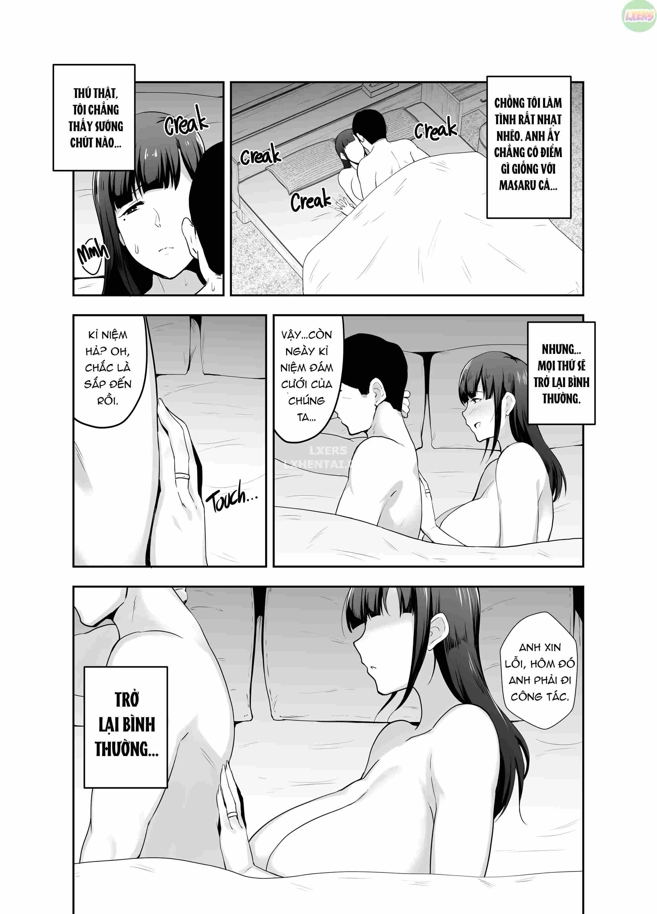 HentaiVN.net - Ảnh 27 - Netorareta Bakunyuu Seiso Zuma Hitomi [A Prim And Proper Housewife With Big Tits; Oikko ni Torotoro ni Tokasaremashita] - Oneshot - Không che