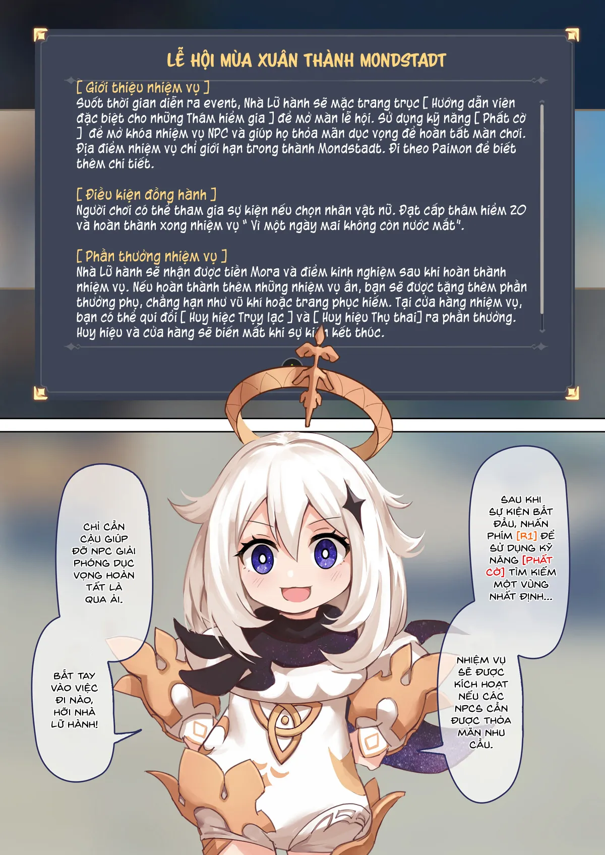 HentaiVN.net - Ảnh 4 - Hội gangbang ngày xuân! [Mondstad Spring Festival] - Chap 1