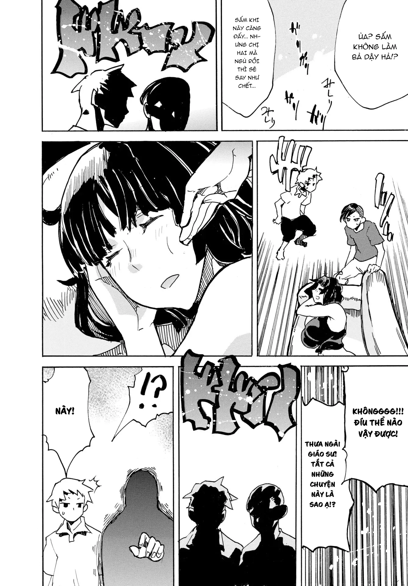 HentaiVN.net - Ảnh 8 - Người chị mà đã ngủ thì sẽ chẳng bao giờ dậy đâu - Oneshot