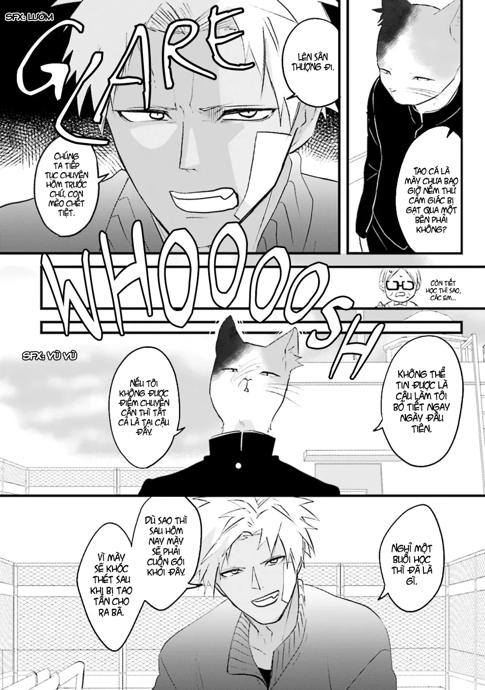 HentaiVN.net - Ảnh 15 - Trai và Mèo [Kokou kemono to obaka yankee] - Chap 1