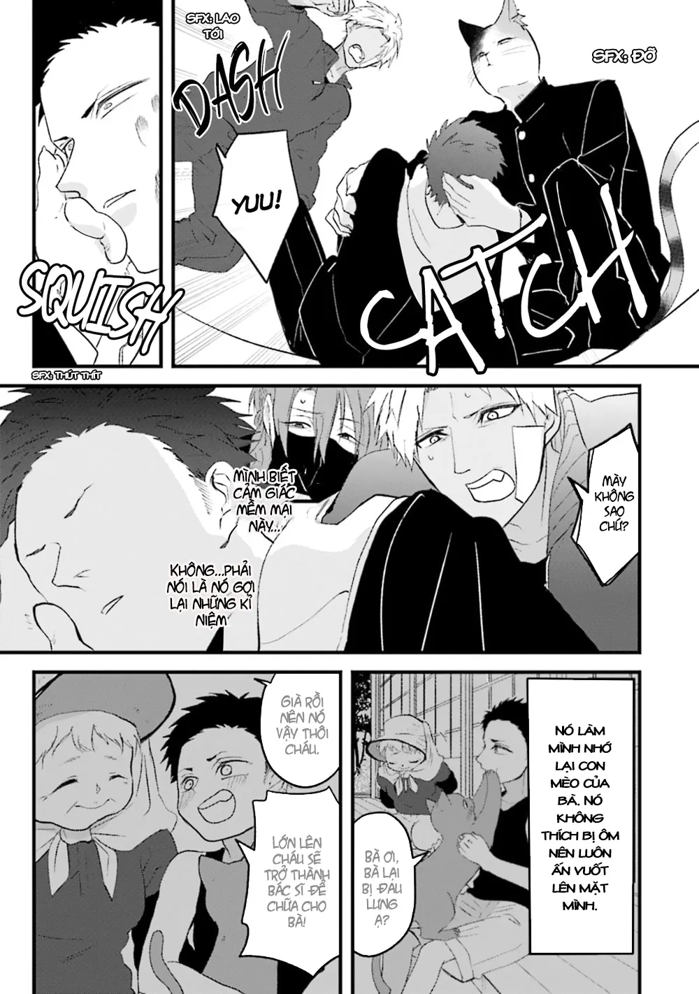 HentaiVN.net - Ảnh 20 - Trai và Mèo [Kokou kemono to obaka yankee] - Chap 1