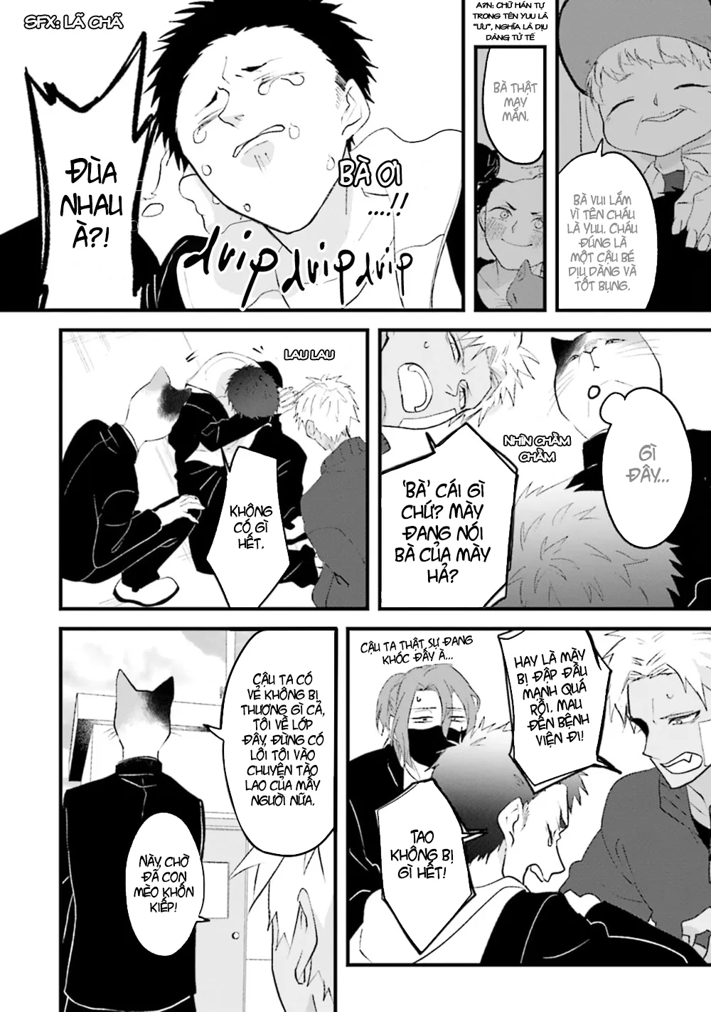 HentaiVN.net - Ảnh 21 - Trai và Mèo [Kokou kemono to obaka yankee] - Chap 1