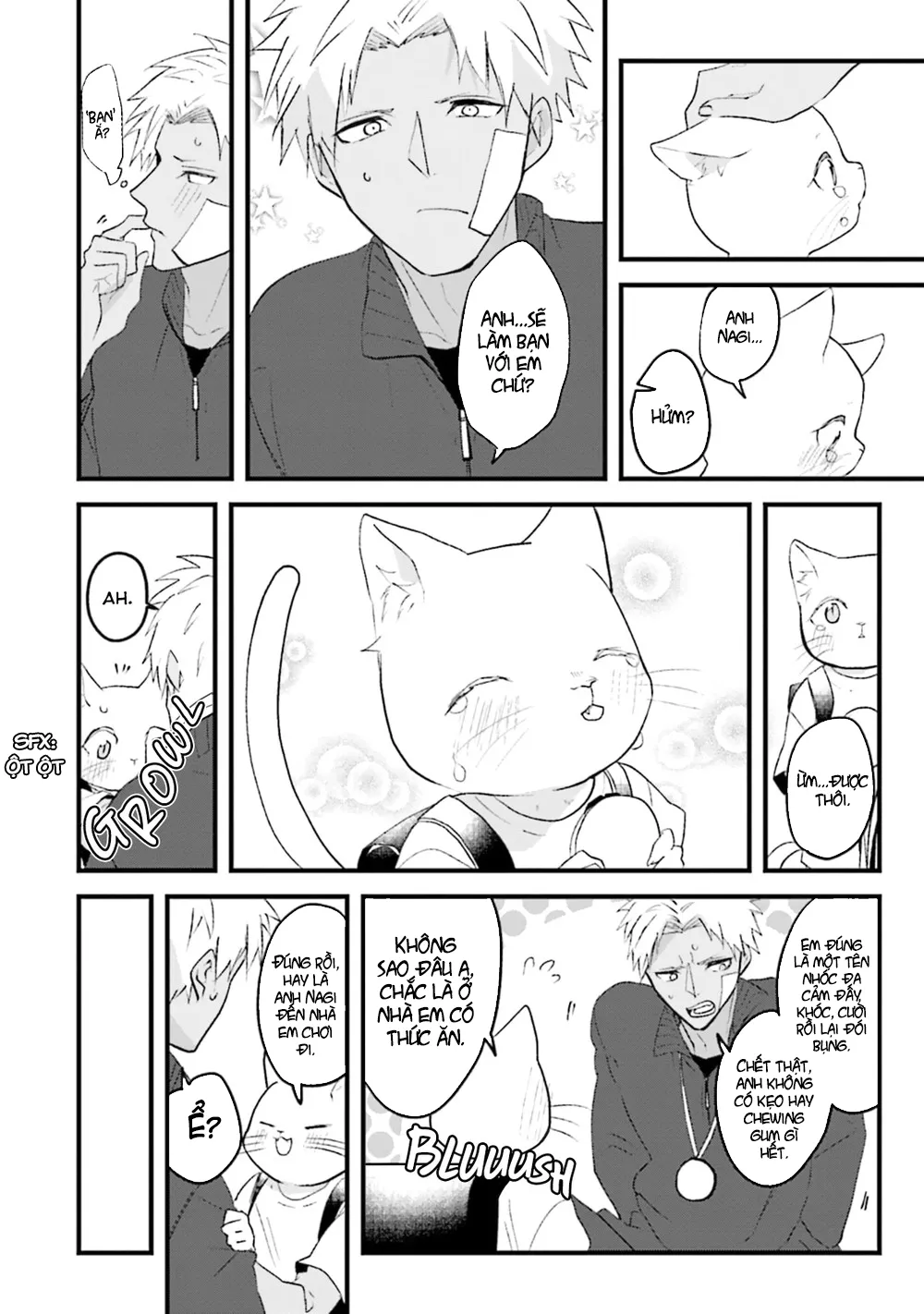 HentaiVN.net - Ảnh 24 - Trai và Mèo [Kokou kemono to obaka yankee] - Chap 1