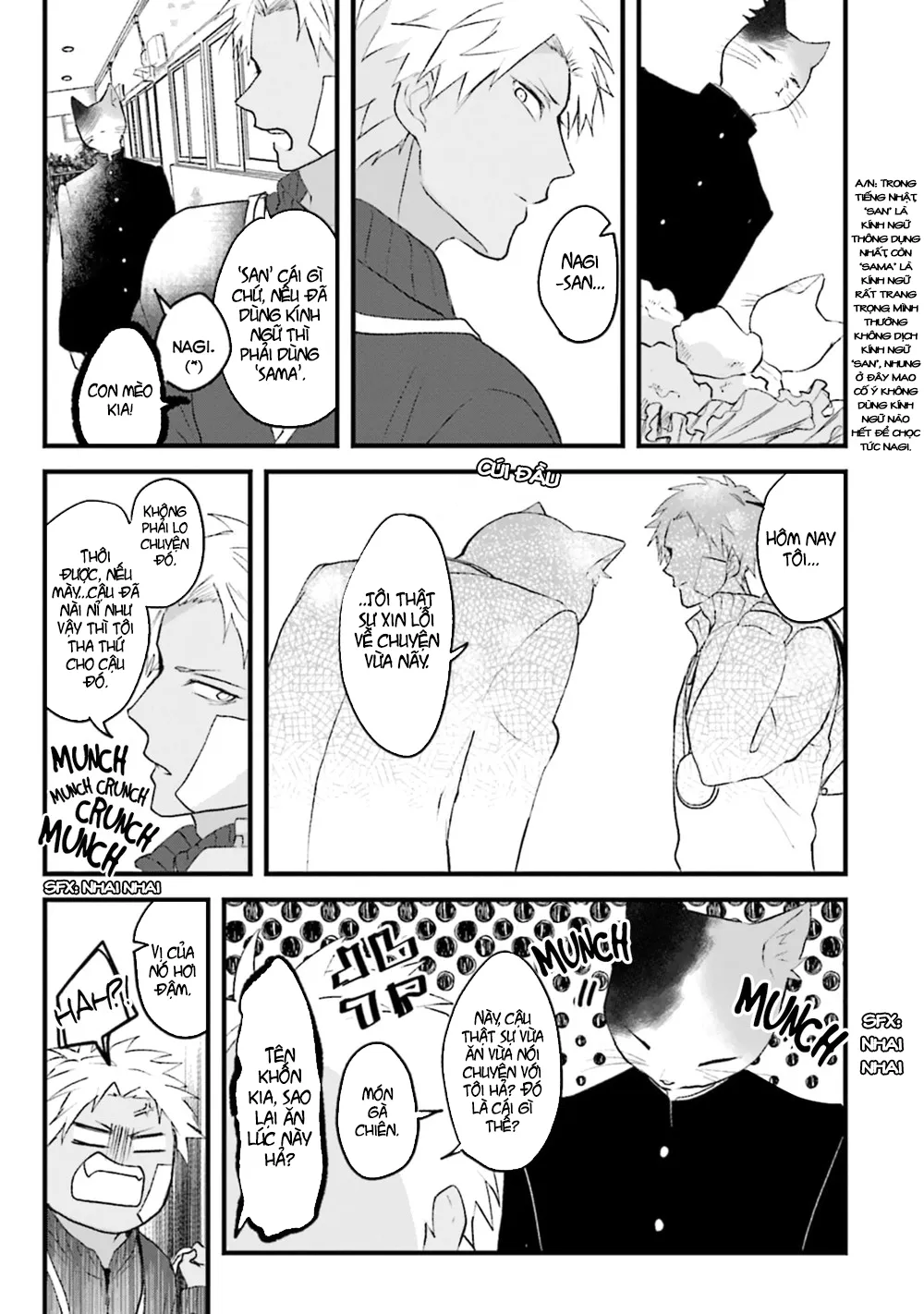 HentaiVN.net - Ảnh 29 - Trai và Mèo [Kokou kemono to obaka yankee] - Chap 1