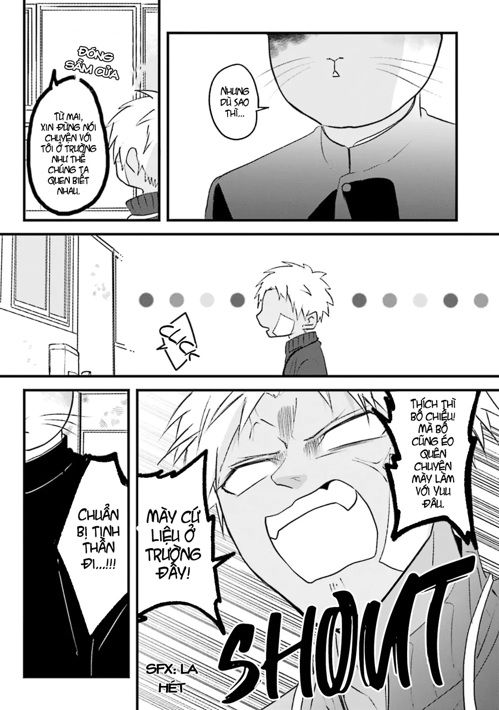 HentaiVN.net - Ảnh 31 - Trai và Mèo [Kokou kemono to obaka yankee] - Chap 1
