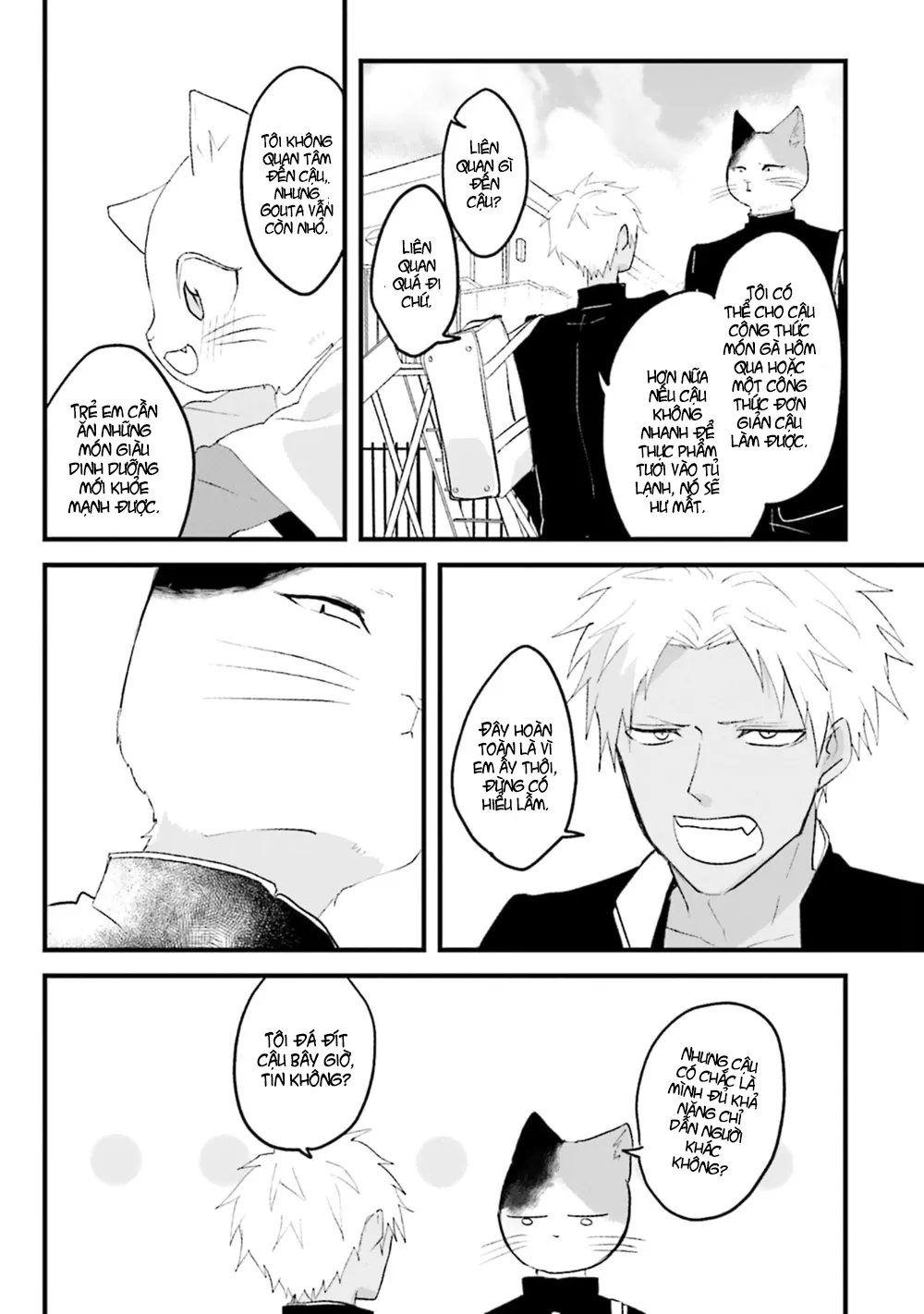 HentaiVN.net - Ảnh 16 - Trai và Mèo [Kokou kemono to obaka yankee] - Chap 2