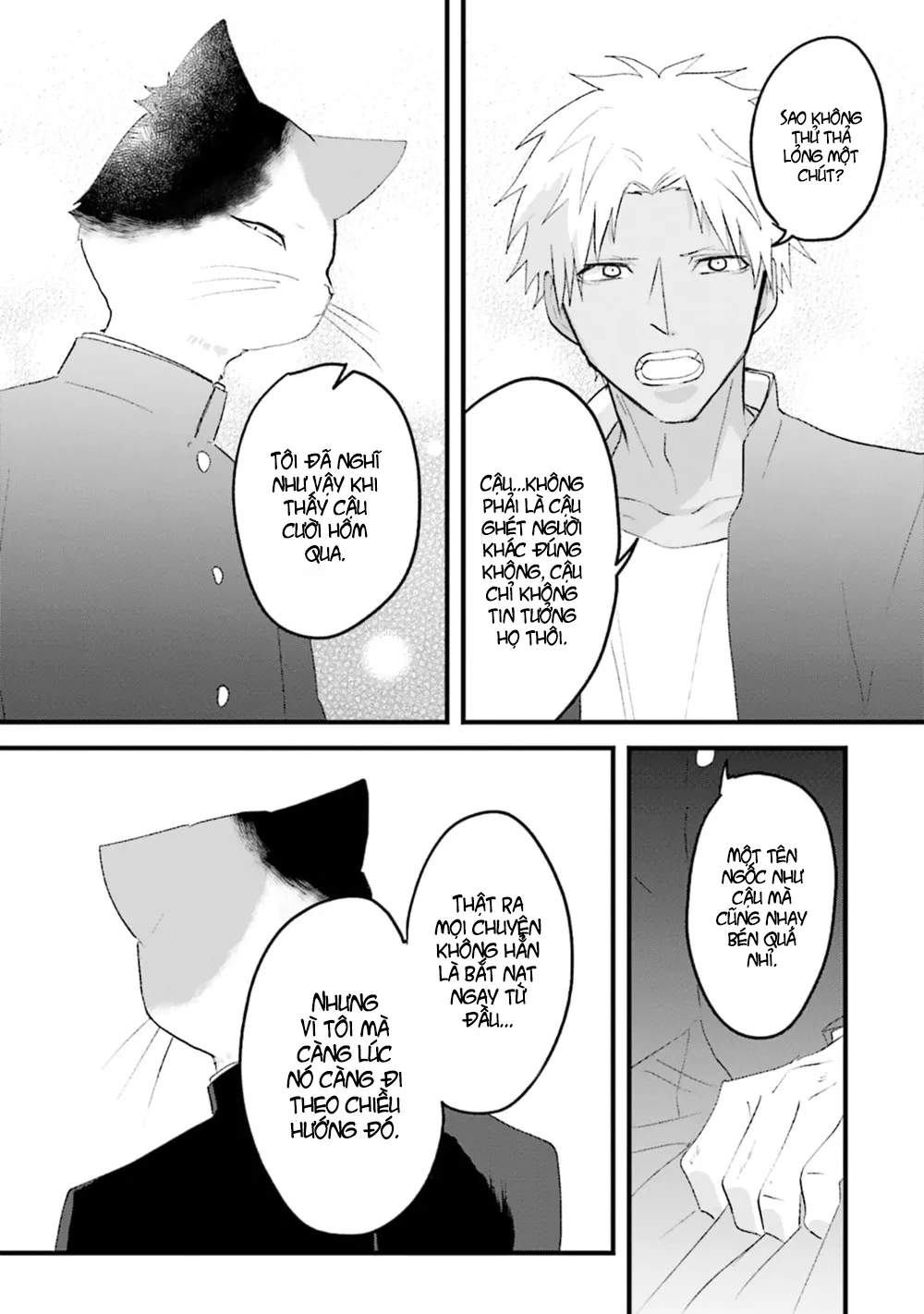 HentaiVN.net - Ảnh 26 - Trai và Mèo [Kokou kemono to obaka yankee] - Chap 2