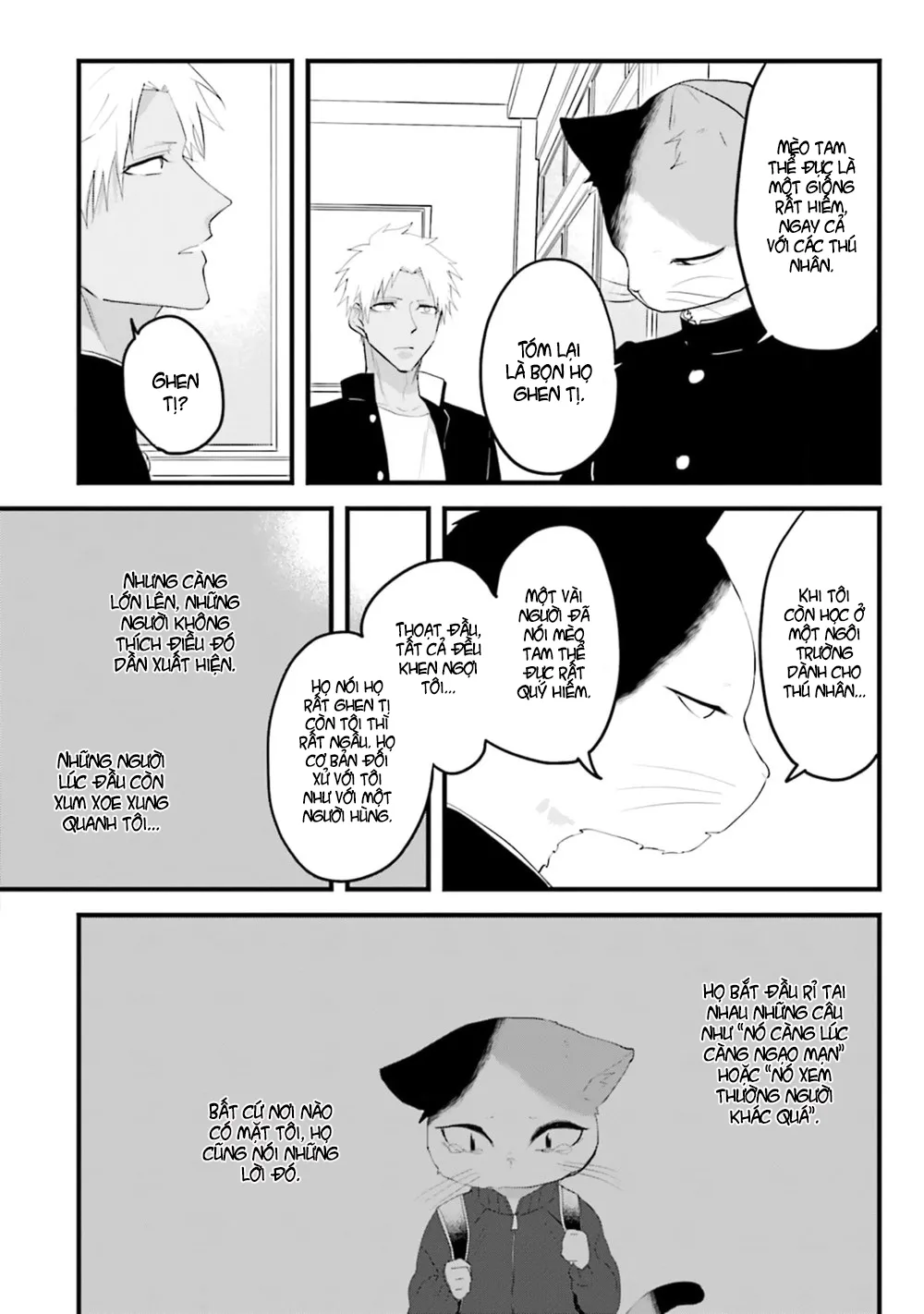 HentaiVN.net - Ảnh 27 - Trai và Mèo [Kokou kemono to obaka yankee] - Chap 2