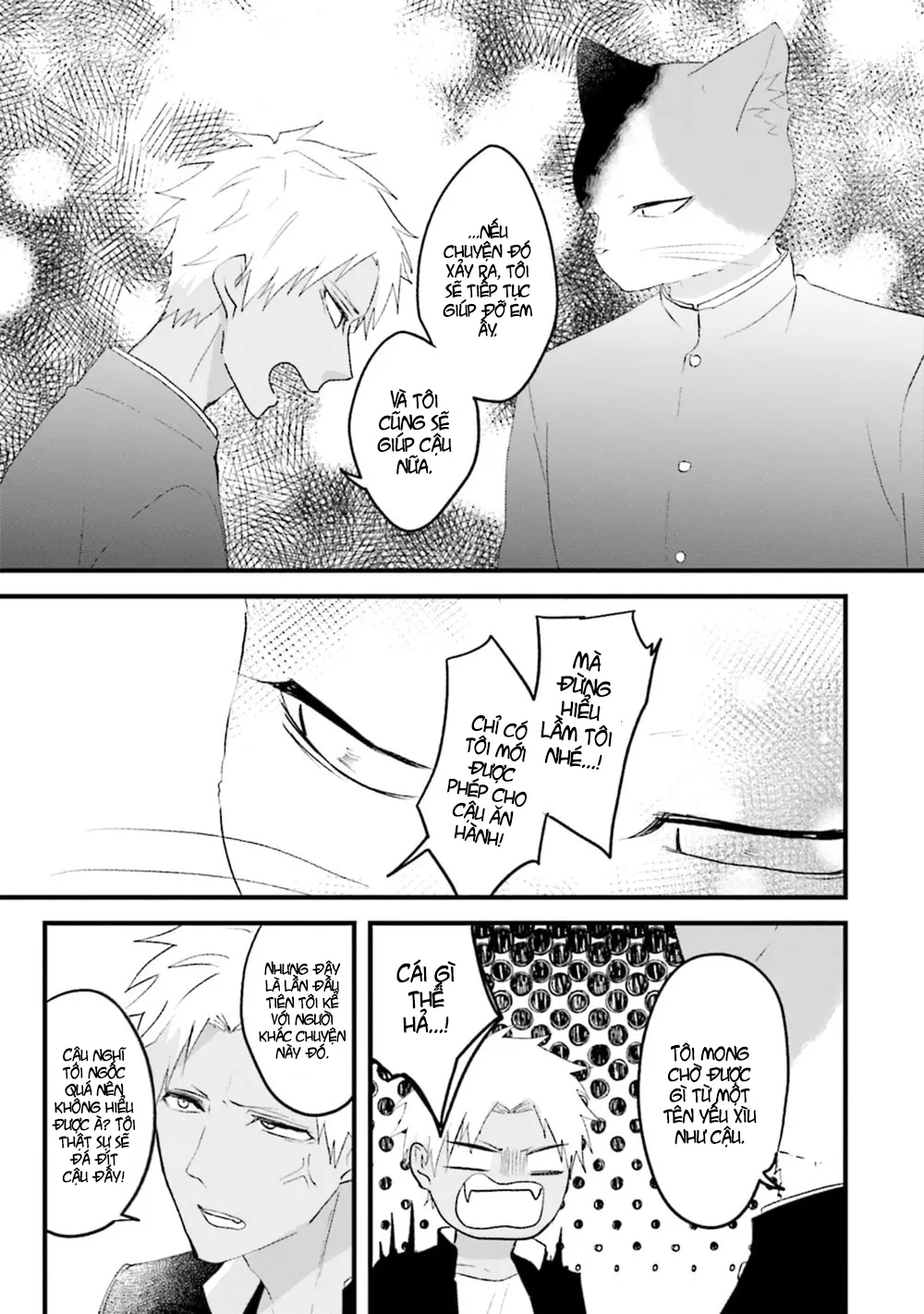 HentaiVN.net - Ảnh 30 - Trai và Mèo [Kokou kemono to obaka yankee] - Chap 2