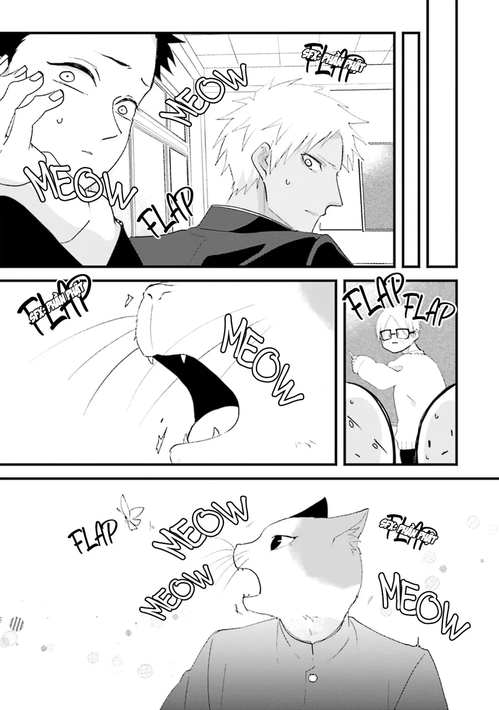 HentaiVN.net - Ảnh 4 - Trai và Mèo [Kokou kemono to obaka yankee] - Chap 2