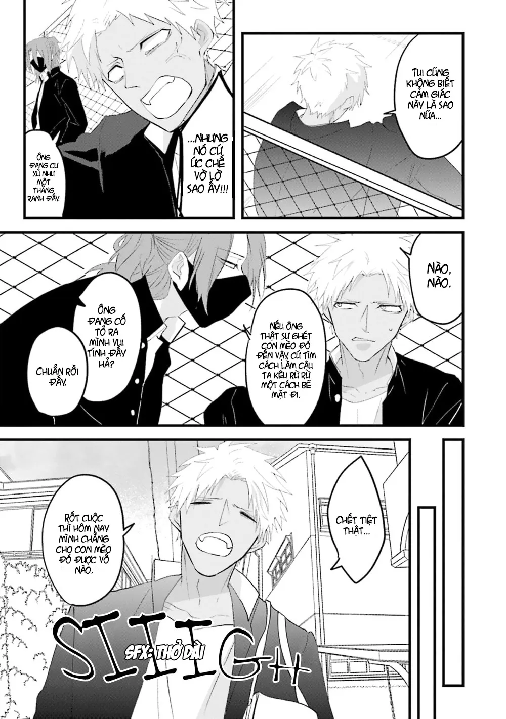 HentaiVN.net - Ảnh 8 - Trai và Mèo [Kokou kemono to obaka yankee] - Chap 2