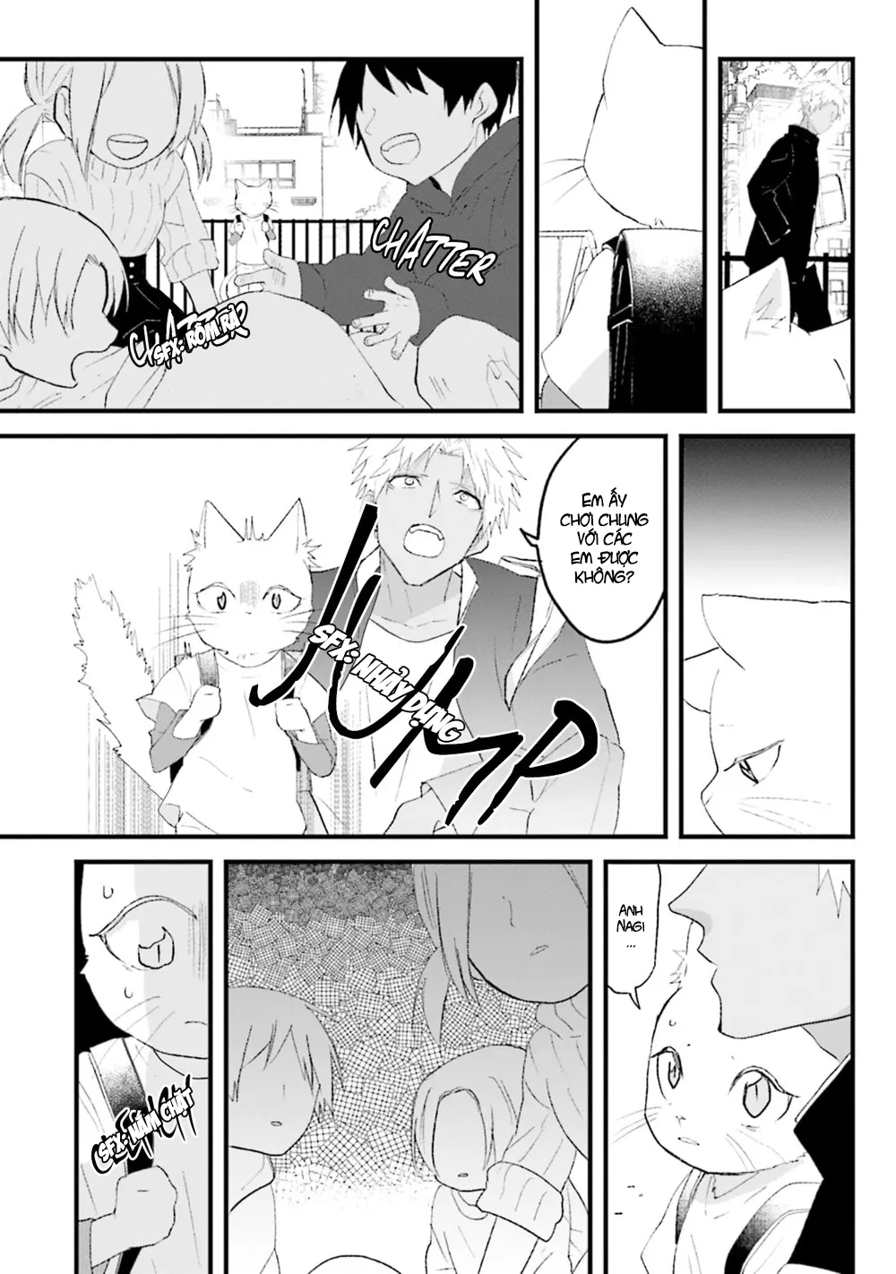 HentaiVN.net - Ảnh 9 - Trai và Mèo [Kokou kemono to obaka yankee] - Chap 2