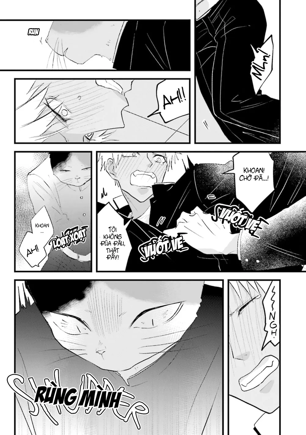 HentaiVN.net - Ảnh 12 - Trai và Mèo [Kokou kemono to obaka yankee] - Chap 3