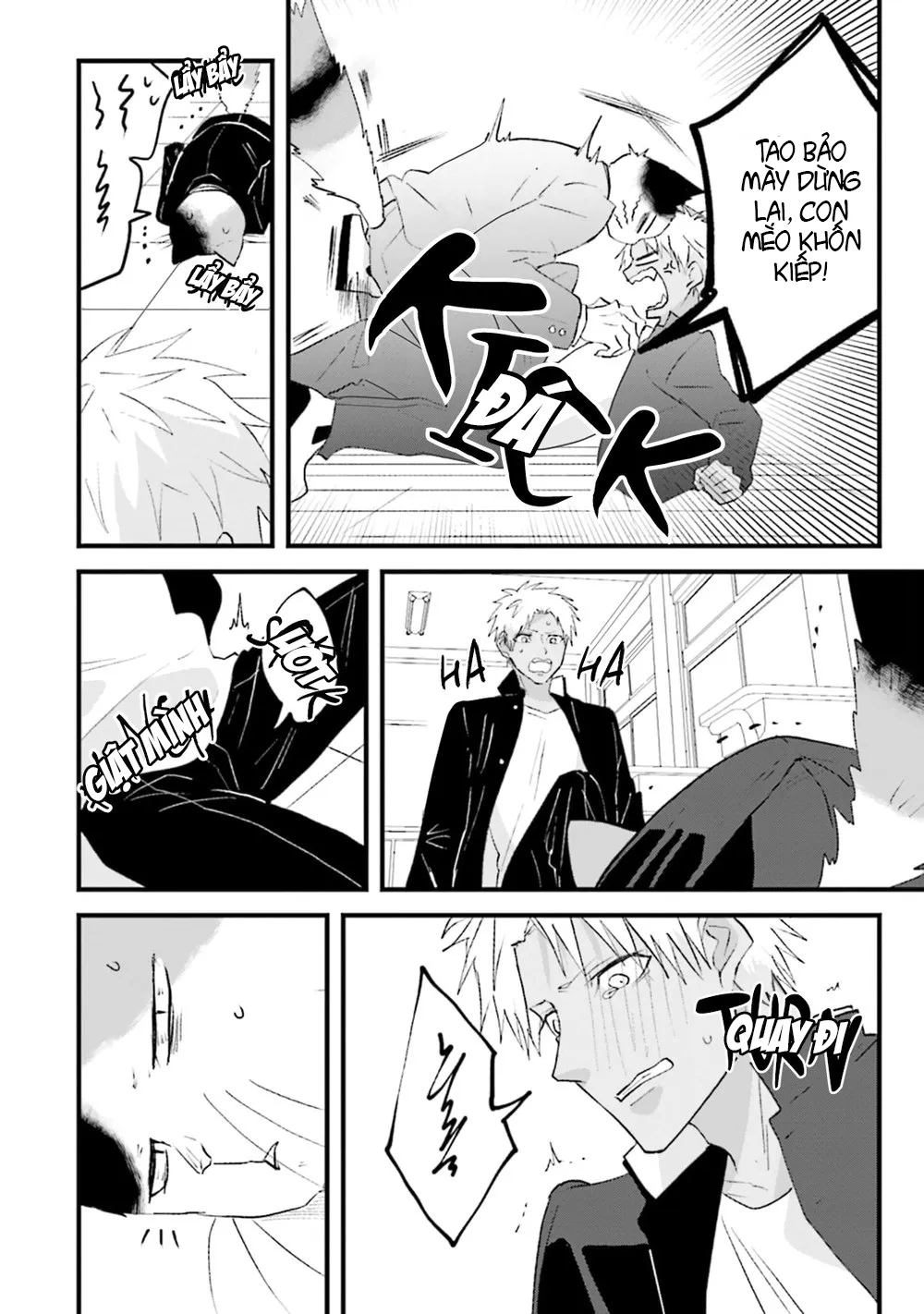 HentaiVN.net - Ảnh 13 - Trai và Mèo [Kokou kemono to obaka yankee] - Chap 3