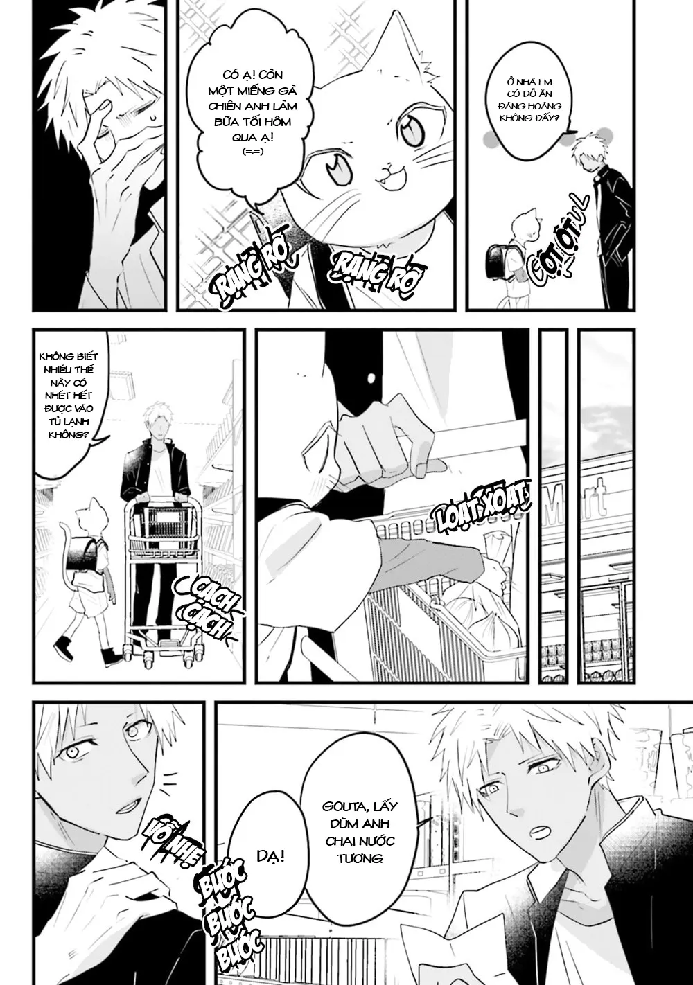 HentaiVN.net - Ảnh 16 - Trai và Mèo [Kokou kemono to obaka yankee] - Chap 3