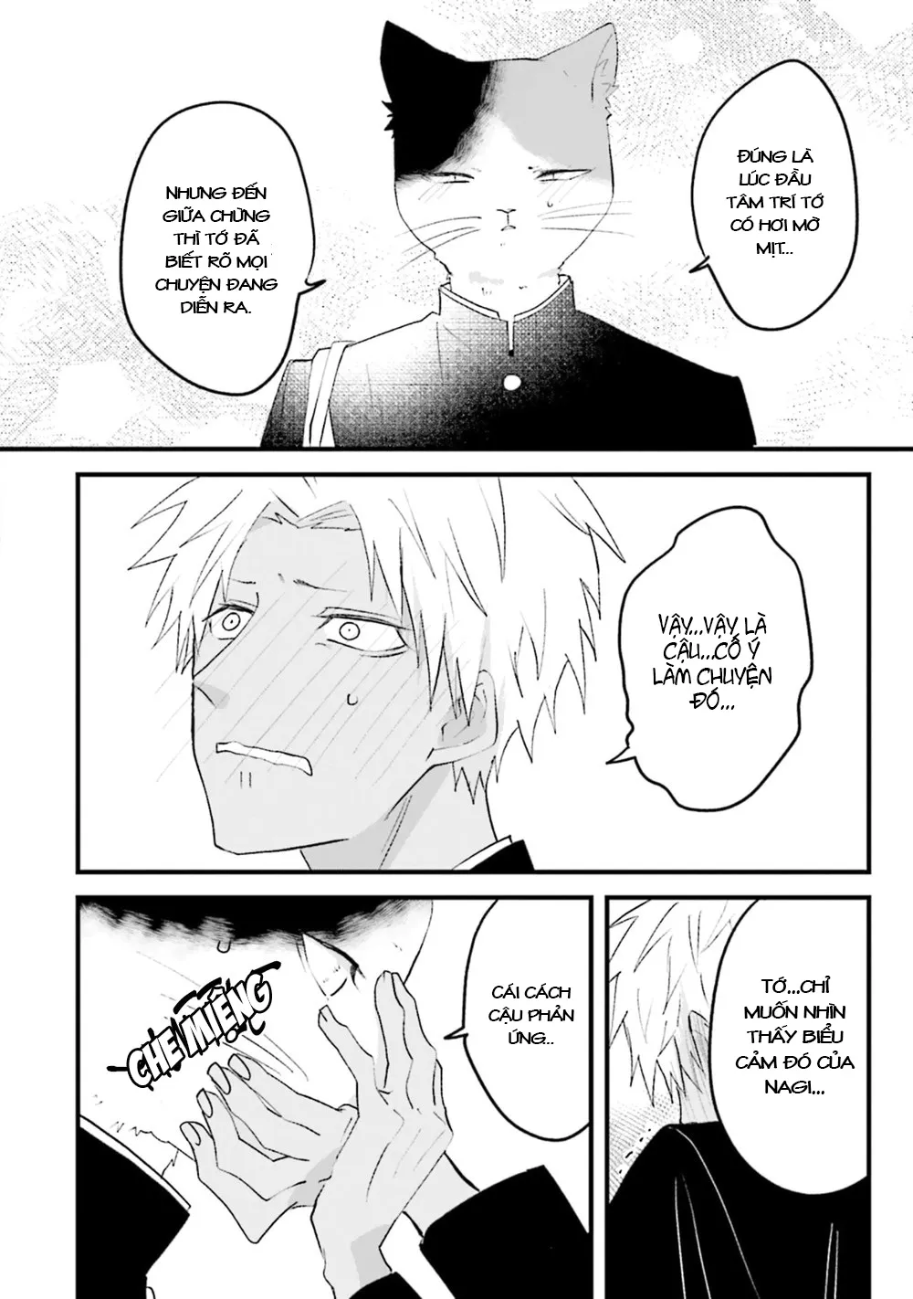 HentaiVN.net - Ảnh 19 - Trai và Mèo [Kokou kemono to obaka yankee] - Chap 3