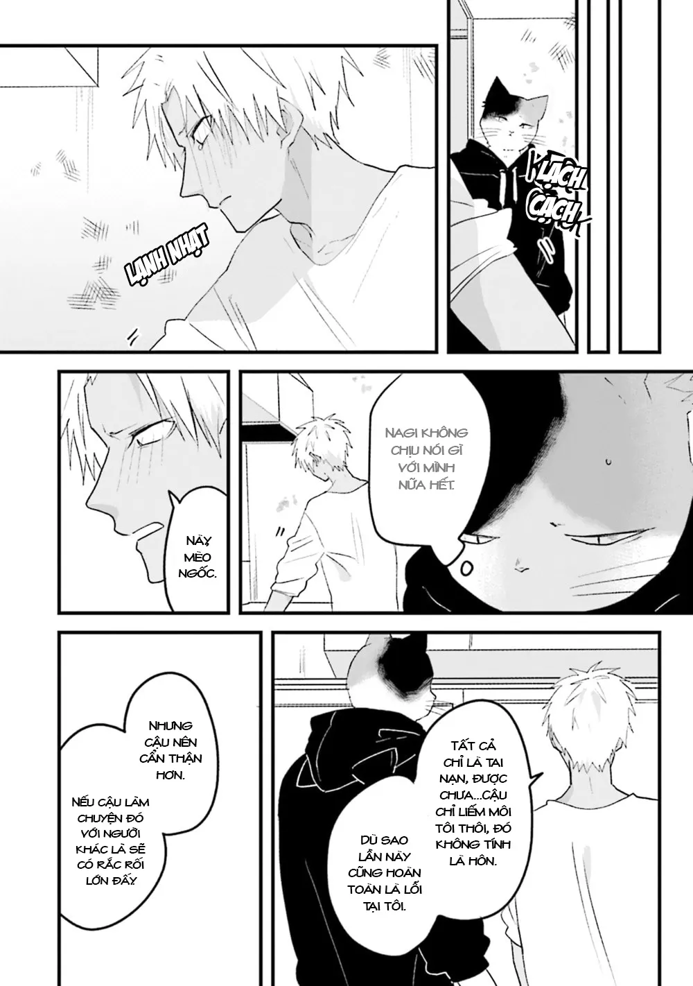 HentaiVN.net - Ảnh 21 - Trai và Mèo [Kokou kemono to obaka yankee] - Chap 3