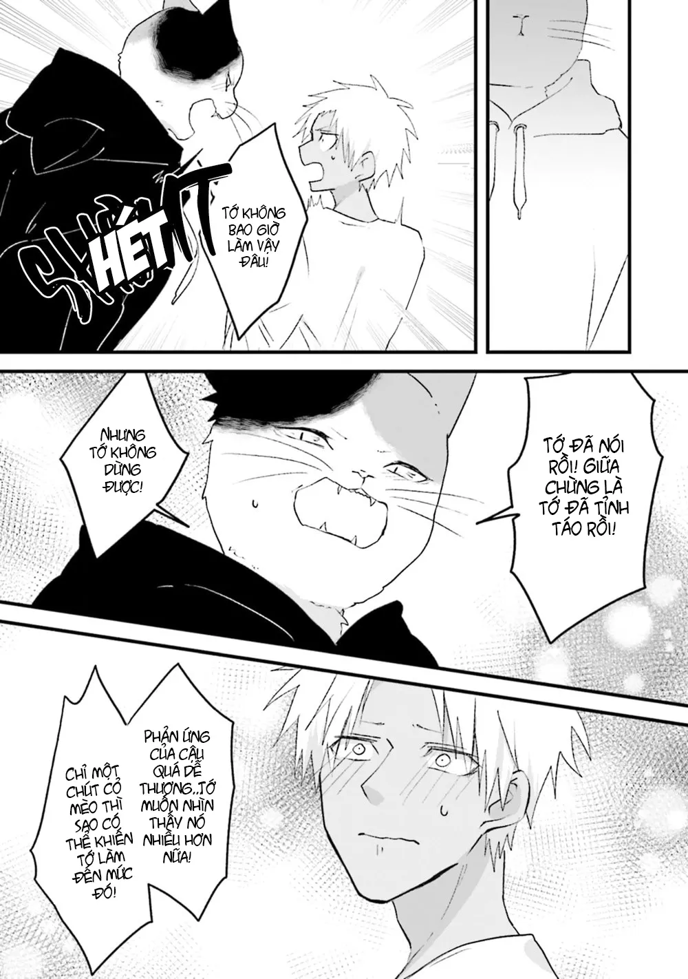 HentaiVN.net - Ảnh 22 - Trai và Mèo [Kokou kemono to obaka yankee] - Chap 3