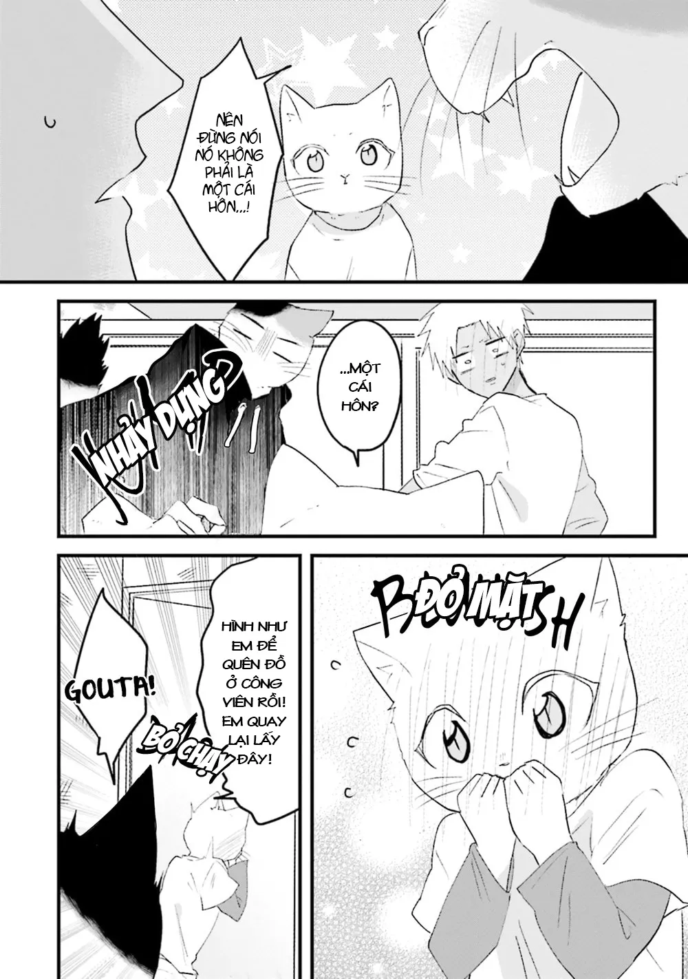 HentaiVN.net - Ảnh 23 - Trai và Mèo [Kokou kemono to obaka yankee] - Chap 3