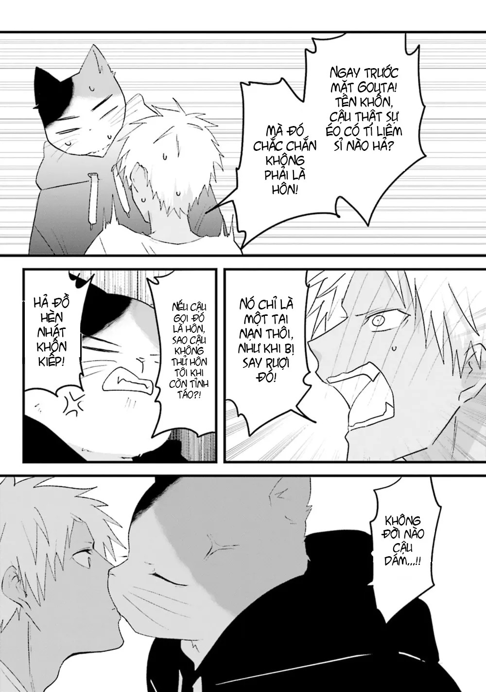 HentaiVN.net - Ảnh 24 - Trai và Mèo [Kokou kemono to obaka yankee] - Chap 3