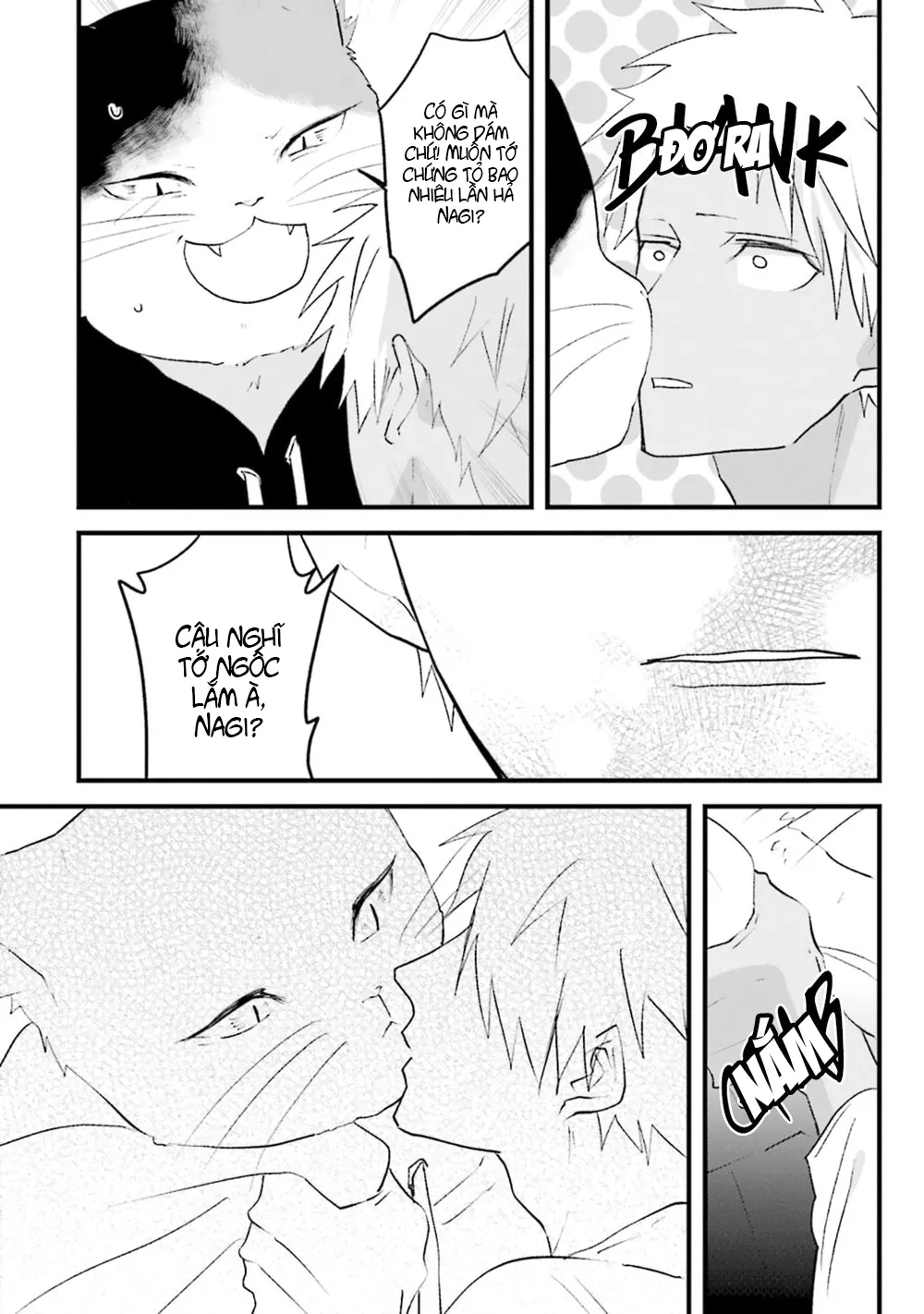 HentaiVN.net - Ảnh 25 - Trai và Mèo [Kokou kemono to obaka yankee] - Chap 3