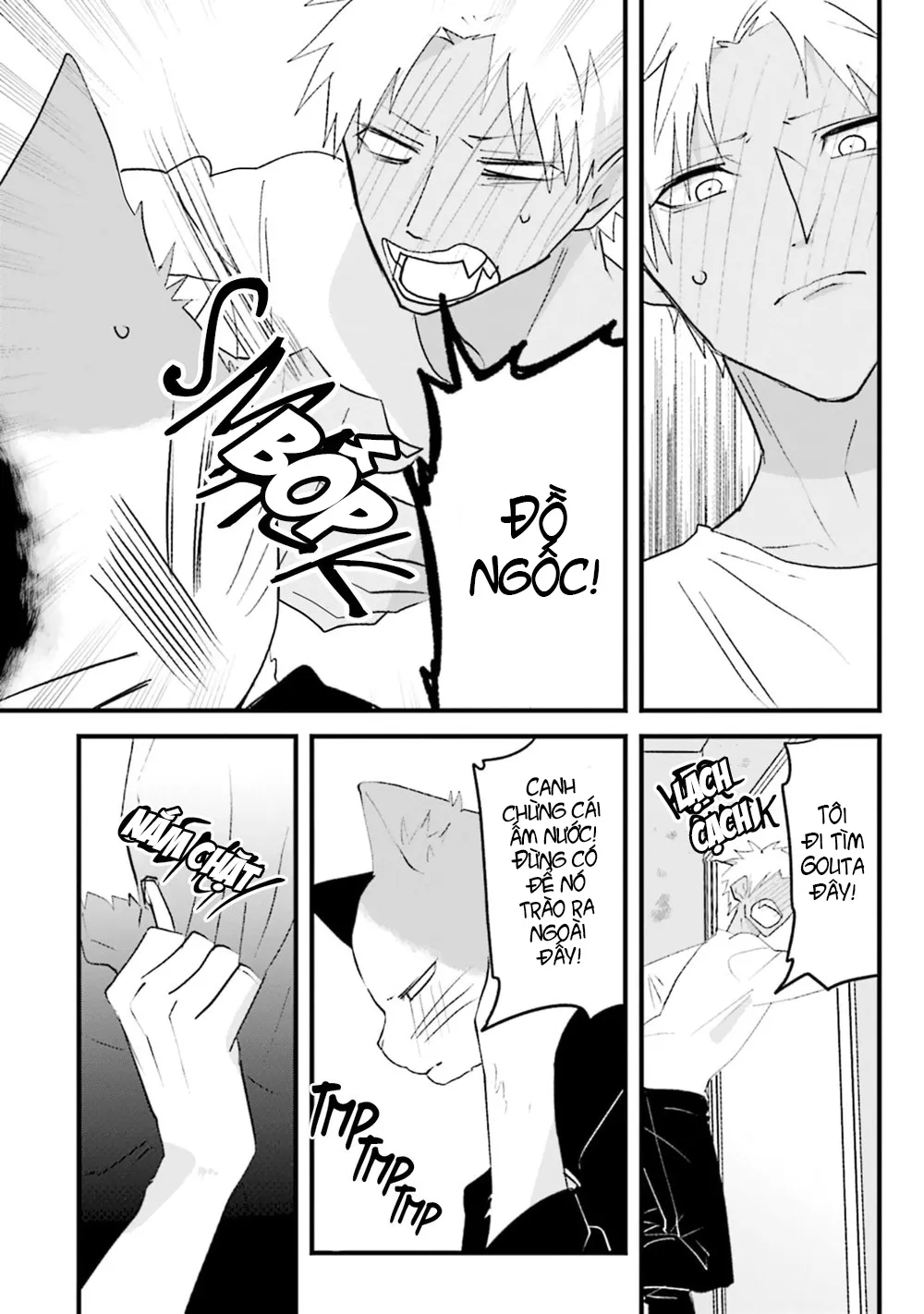 HentaiVN.net - Ảnh 27 - Trai và Mèo [Kokou kemono to obaka yankee] - Chap 3