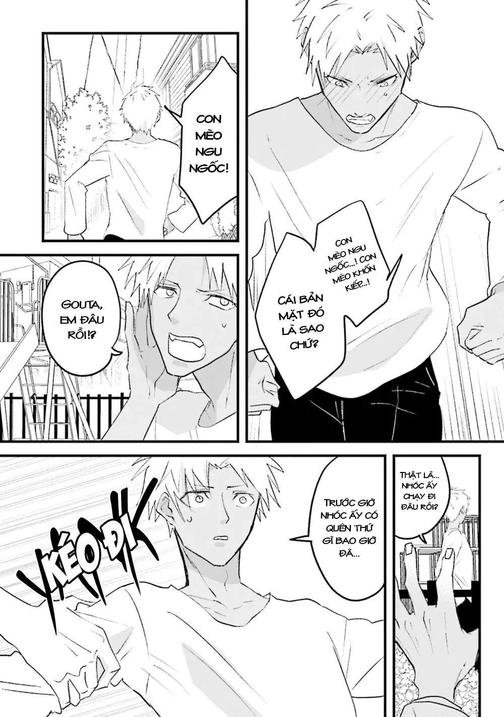 HentaiVN.net - Ảnh 29 - Trai và Mèo [Kokou kemono to obaka yankee] - Chap 3