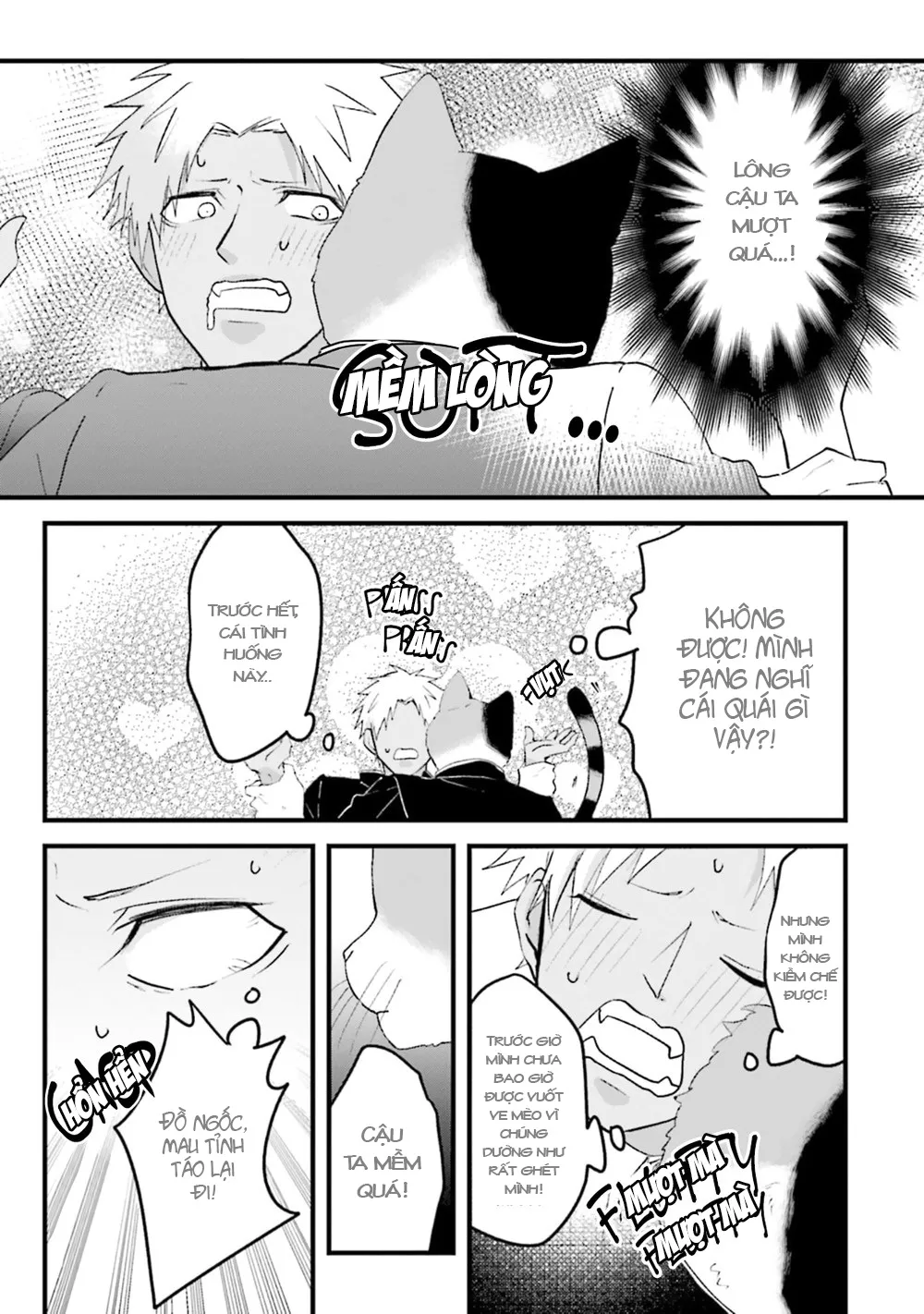 HentaiVN.net - Ảnh 4 - Trai và Mèo [Kokou kemono to obaka yankee] - Chap 3