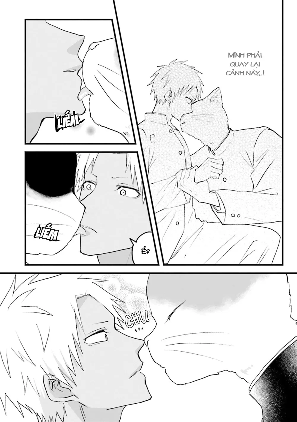 HentaiVN.net - Ảnh 5 - Trai và Mèo [Kokou kemono to obaka yankee] - Chap 3