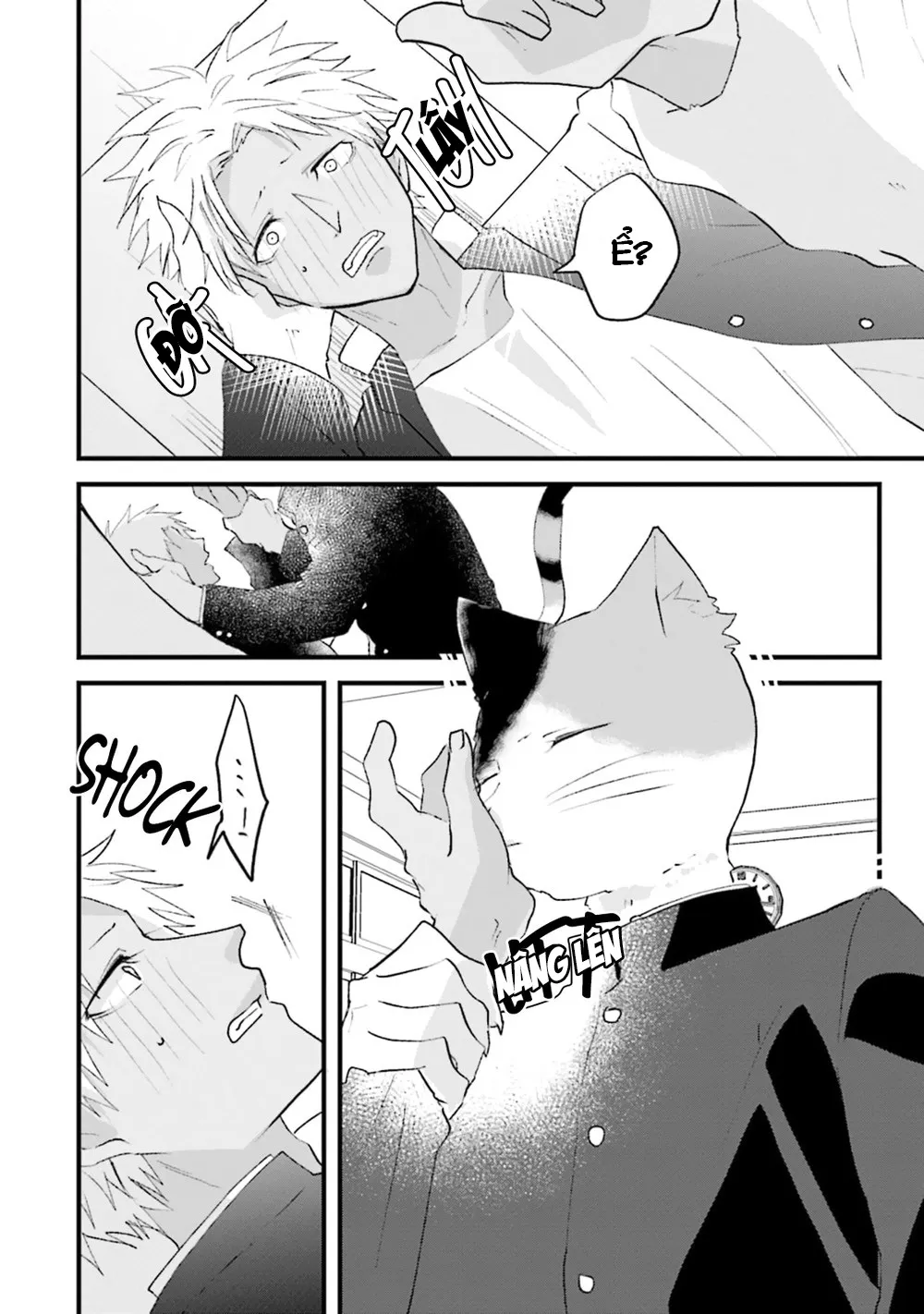 HentaiVN.net - Ảnh 7 - Trai và Mèo [Kokou kemono to obaka yankee] - Chap 3