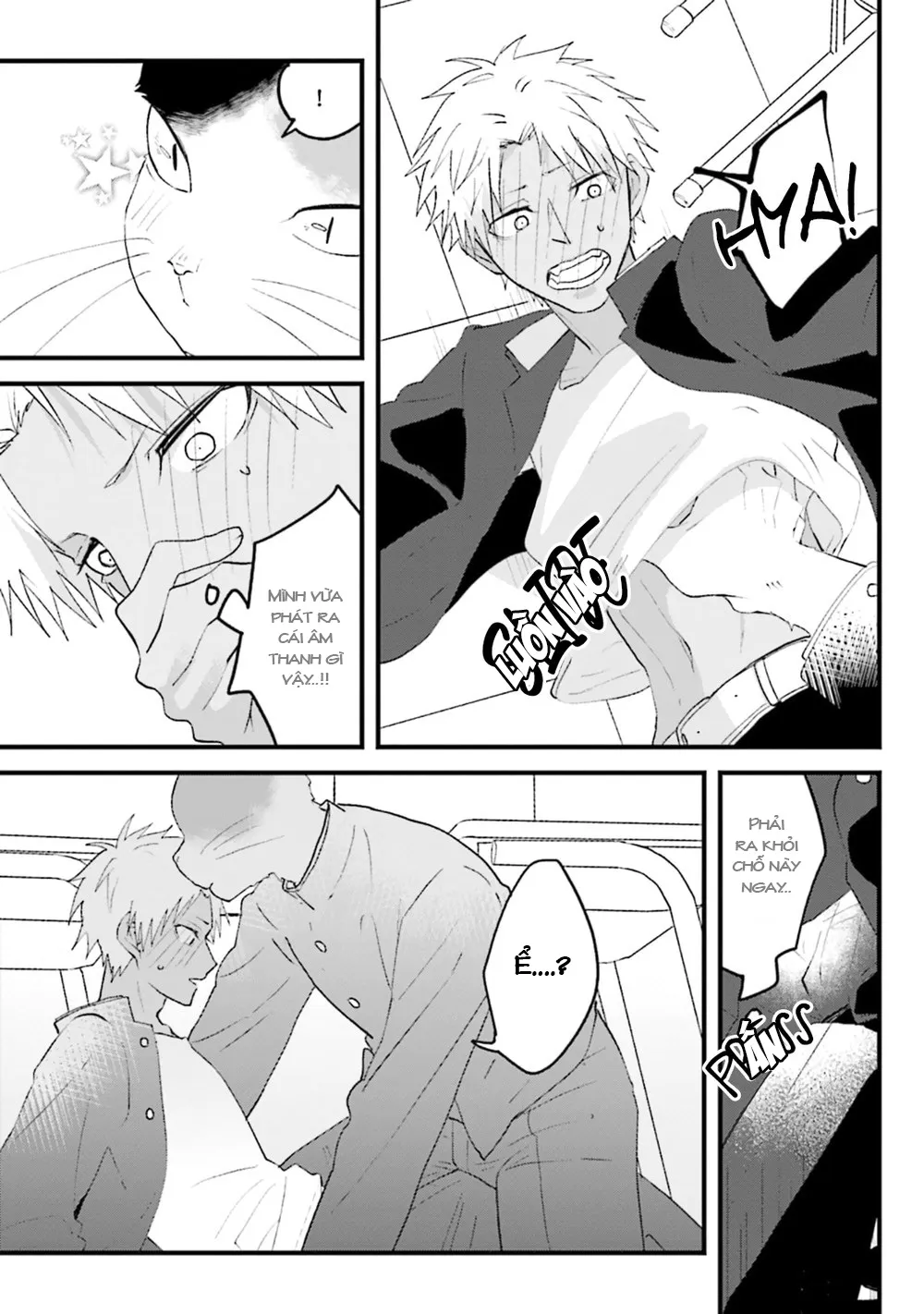 HentaiVN.net - Ảnh 9 - Trai và Mèo [Kokou kemono to obaka yankee] - Chap 3