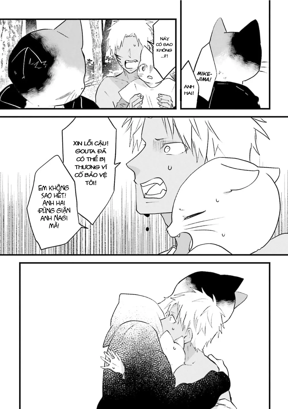 HentaiVN.net - Ảnh 13 - Trai và Mèo [Kokou kemono to obaka yankee] - Chap 4