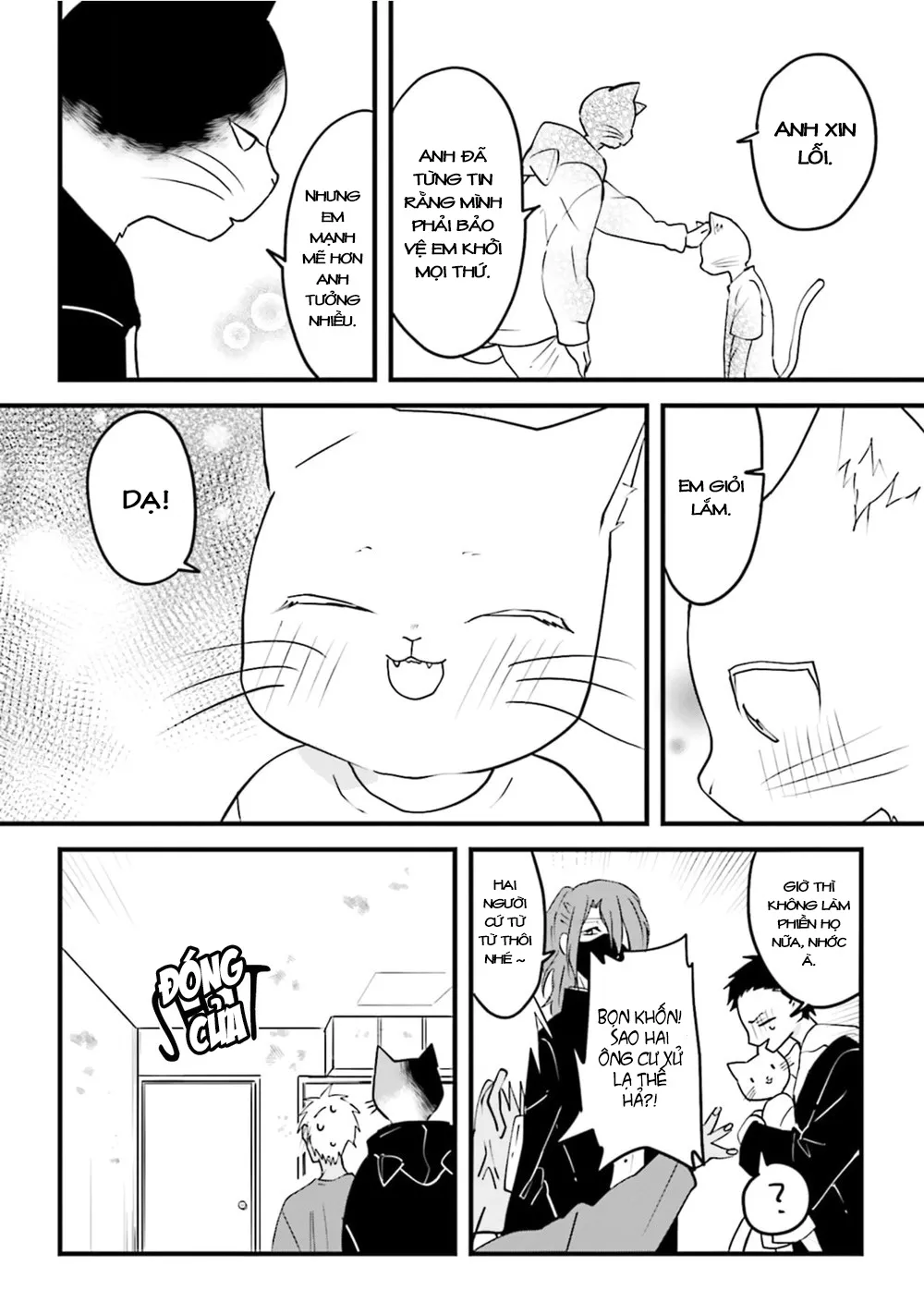 HentaiVN.net - Ảnh 18 - Trai và Mèo [Kokou kemono to obaka yankee] - Chap 4