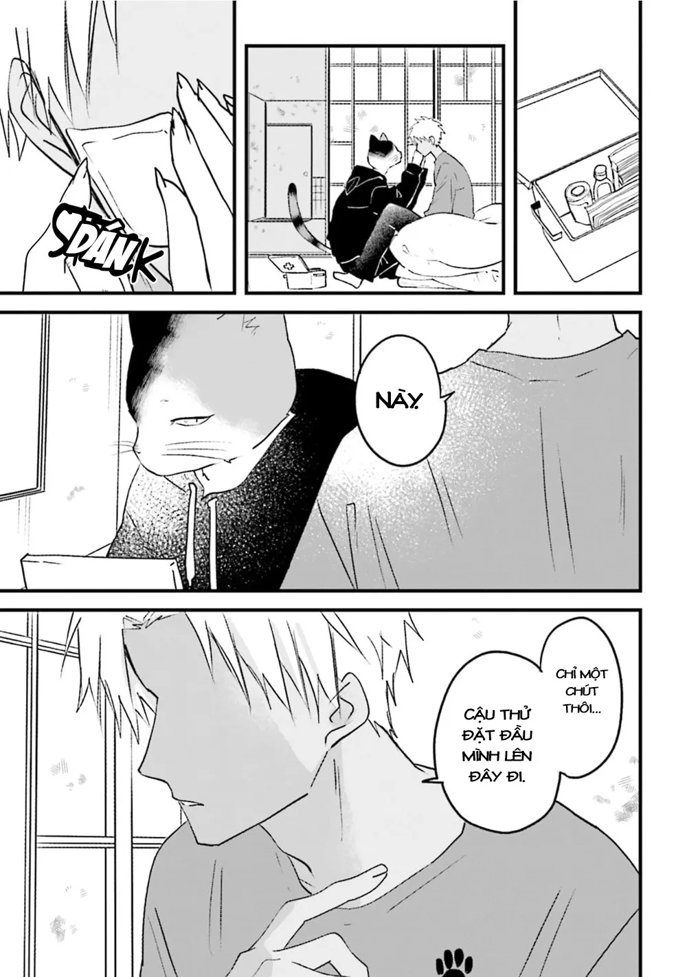 HentaiVN.net - Ảnh 20 - Trai và Mèo [Kokou kemono to obaka yankee] - Chap 4